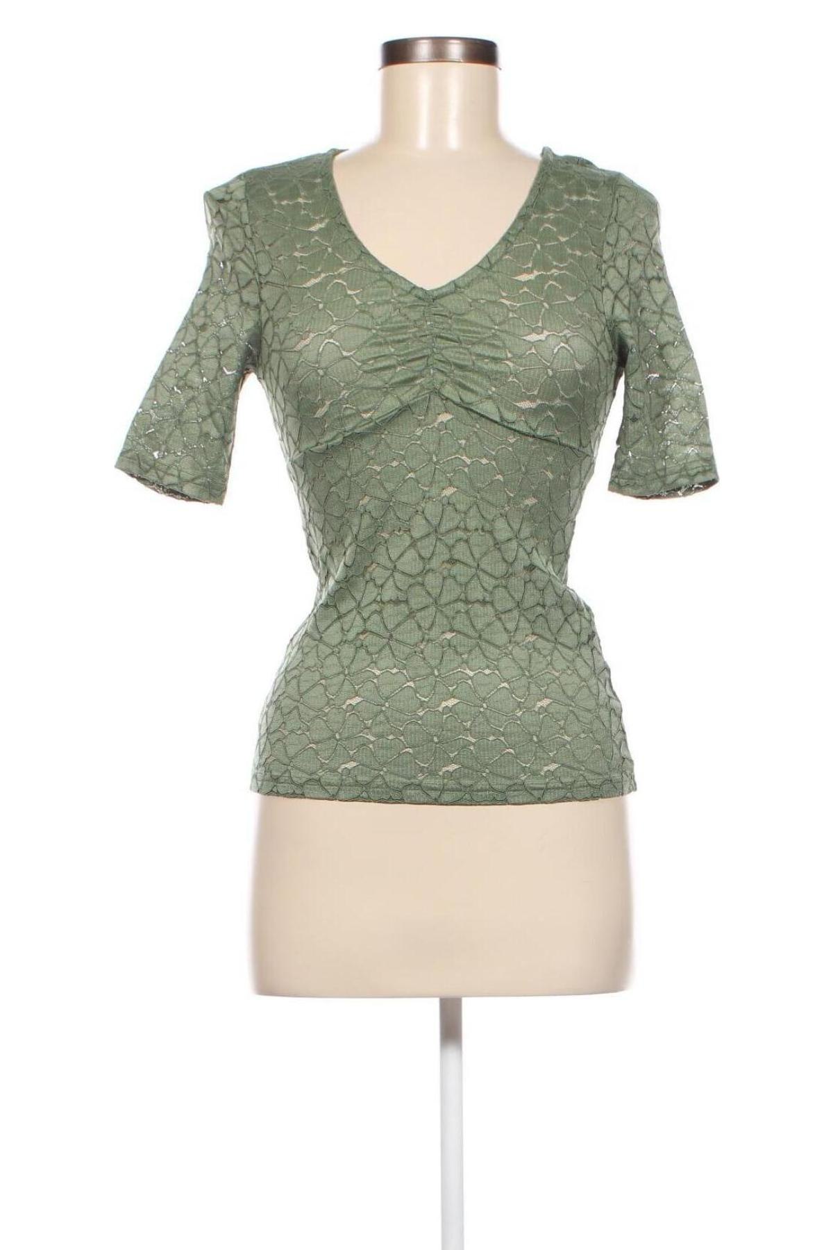 Γυναικεία μπλούζα ONLY, Μέγεθος S, Χρώμα Πράσινο, Τιμή 3,51 €