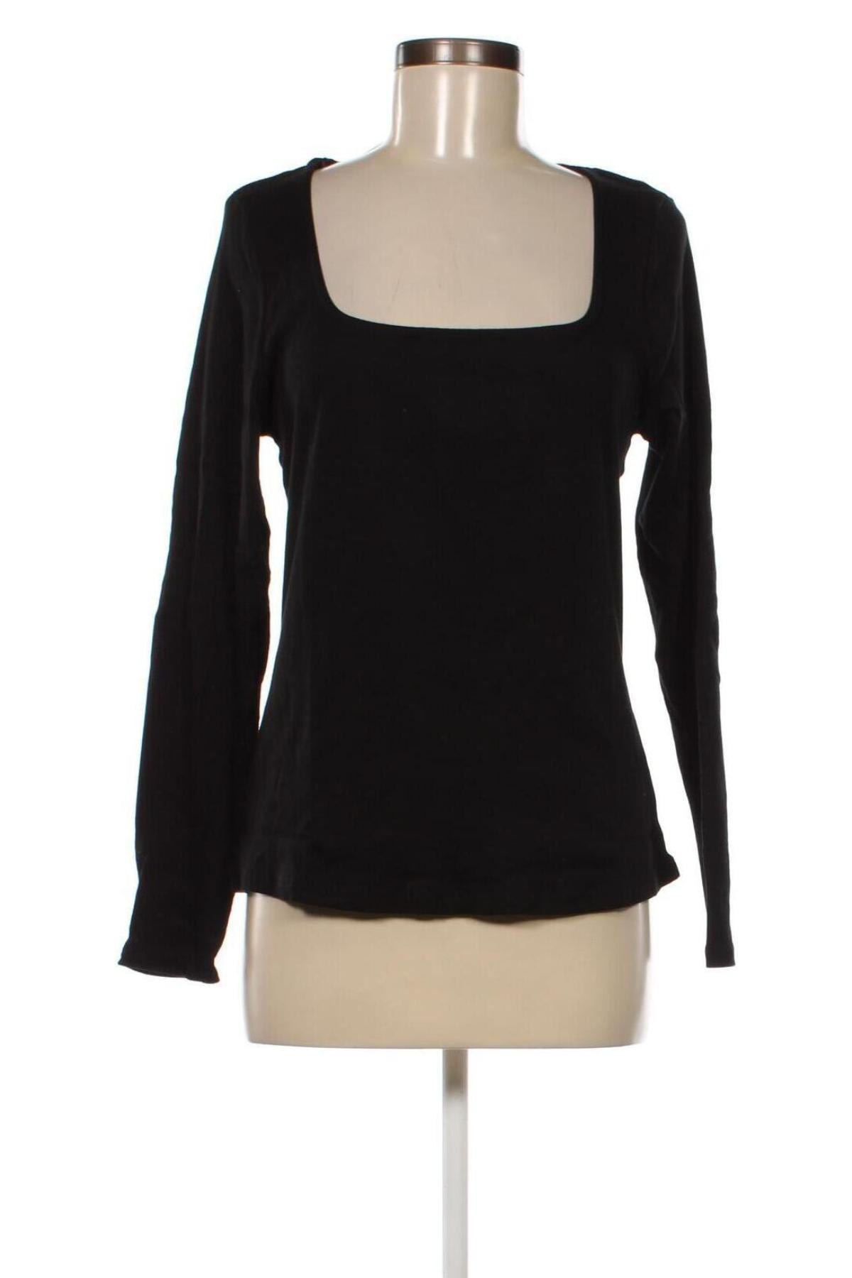Γυναικεία μπλούζα River Island, Μέγεθος L, Χρώμα Μαύρο, Τιμή 2,97 €