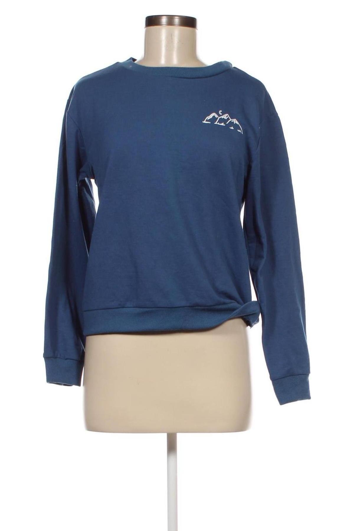 Γυναικεία μπλούζα Romwe, Μέγεθος S, Χρώμα Μπλέ, Τιμή 2,59 €