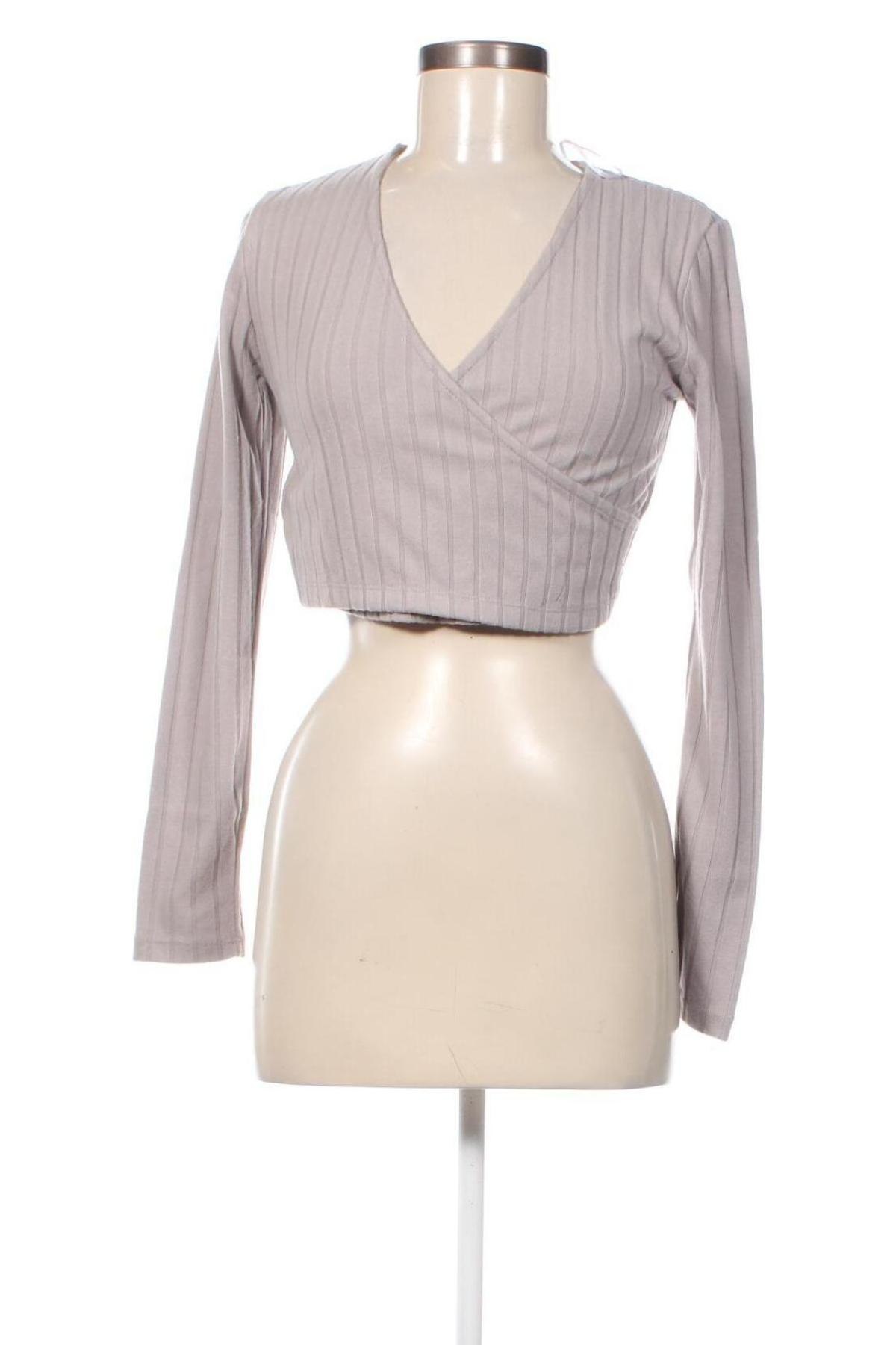 Γυναικεία μπλούζα VILA, Μέγεθος M, Χρώμα Γκρί, Τιμή 5,98 €