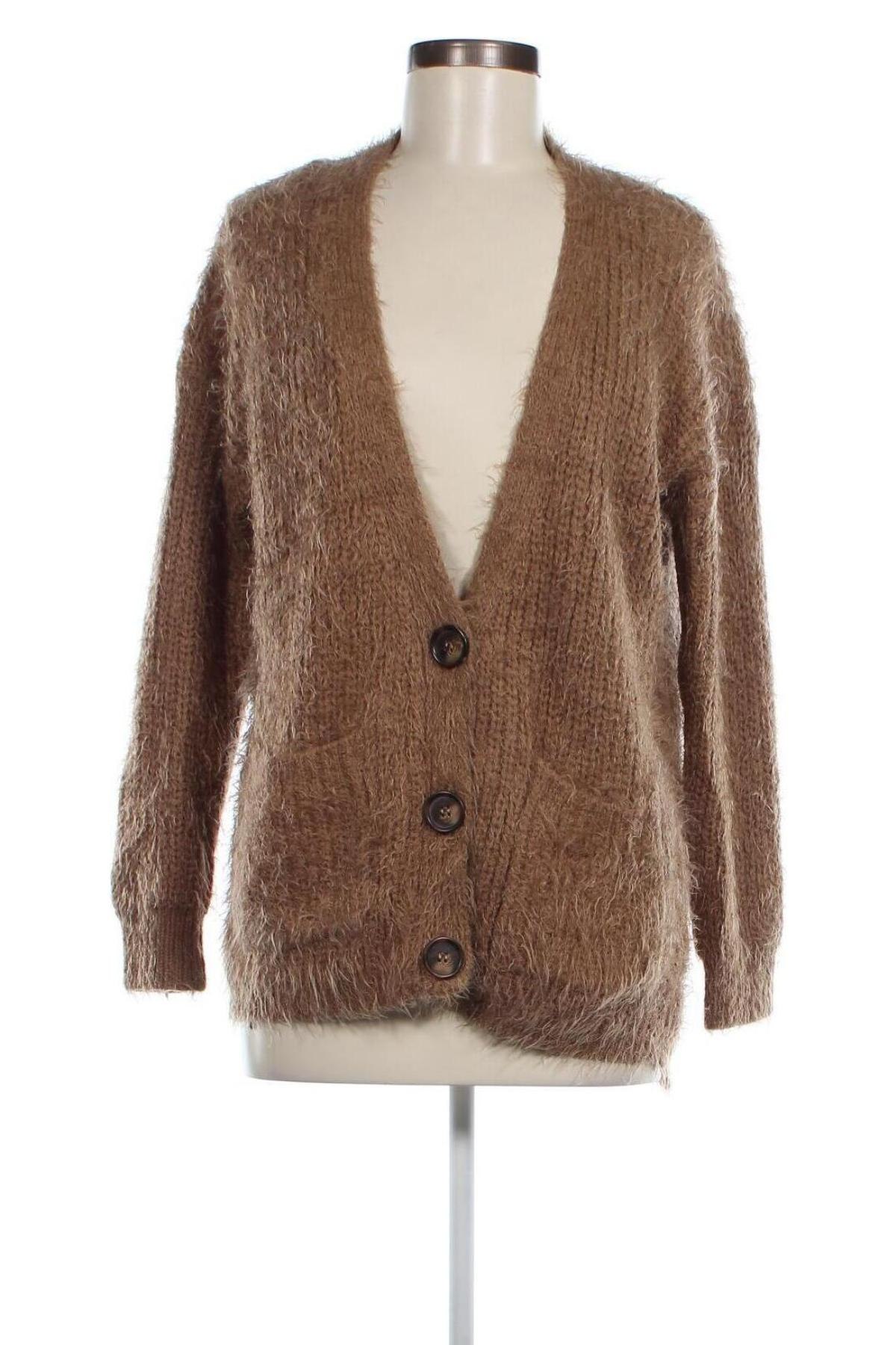 Damen Strickjacke Forever 21, Größe M, Farbe Beige, Preis € 2,51