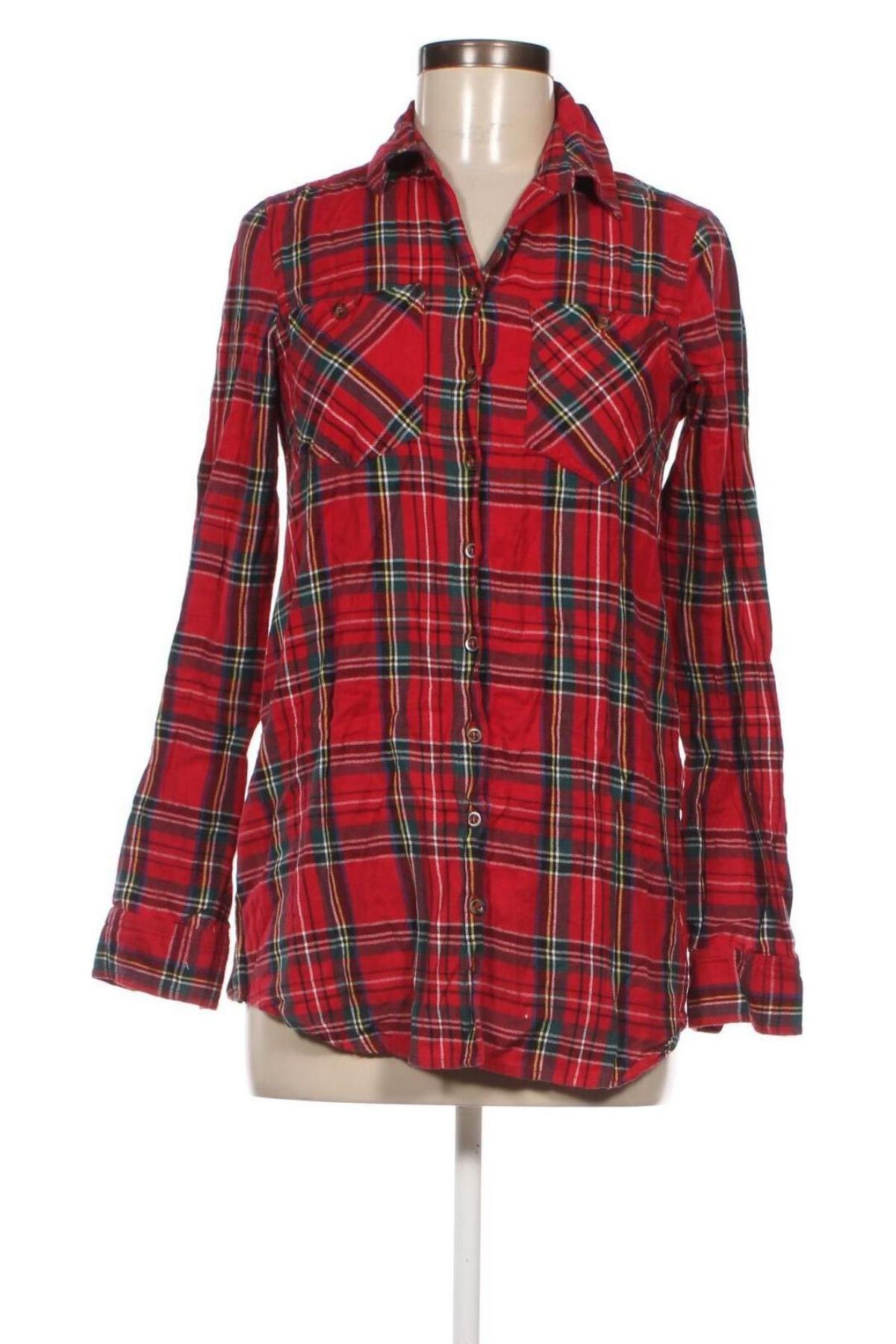 Γυναικείο πουκάμισο Gina Tricot, Μέγεθος XS, Χρώμα Πολύχρωμο, Τιμή 2,13 €