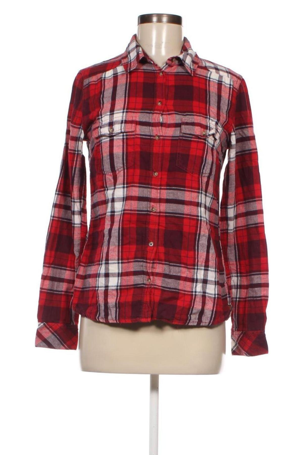 Γυναικείο πουκάμισο H&M L.O.G.G., Μέγεθος M, Χρώμα Κόκκινο, Τιμή 2,16 €