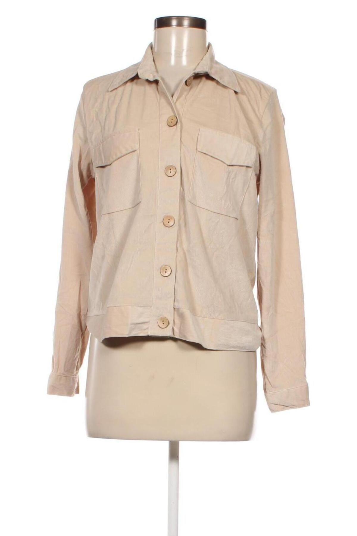 Γυναικείο πουκάμισο Jacqueline De Yong, Μέγεθος S, Χρώμα  Μπέζ, Τιμή 2,78 €