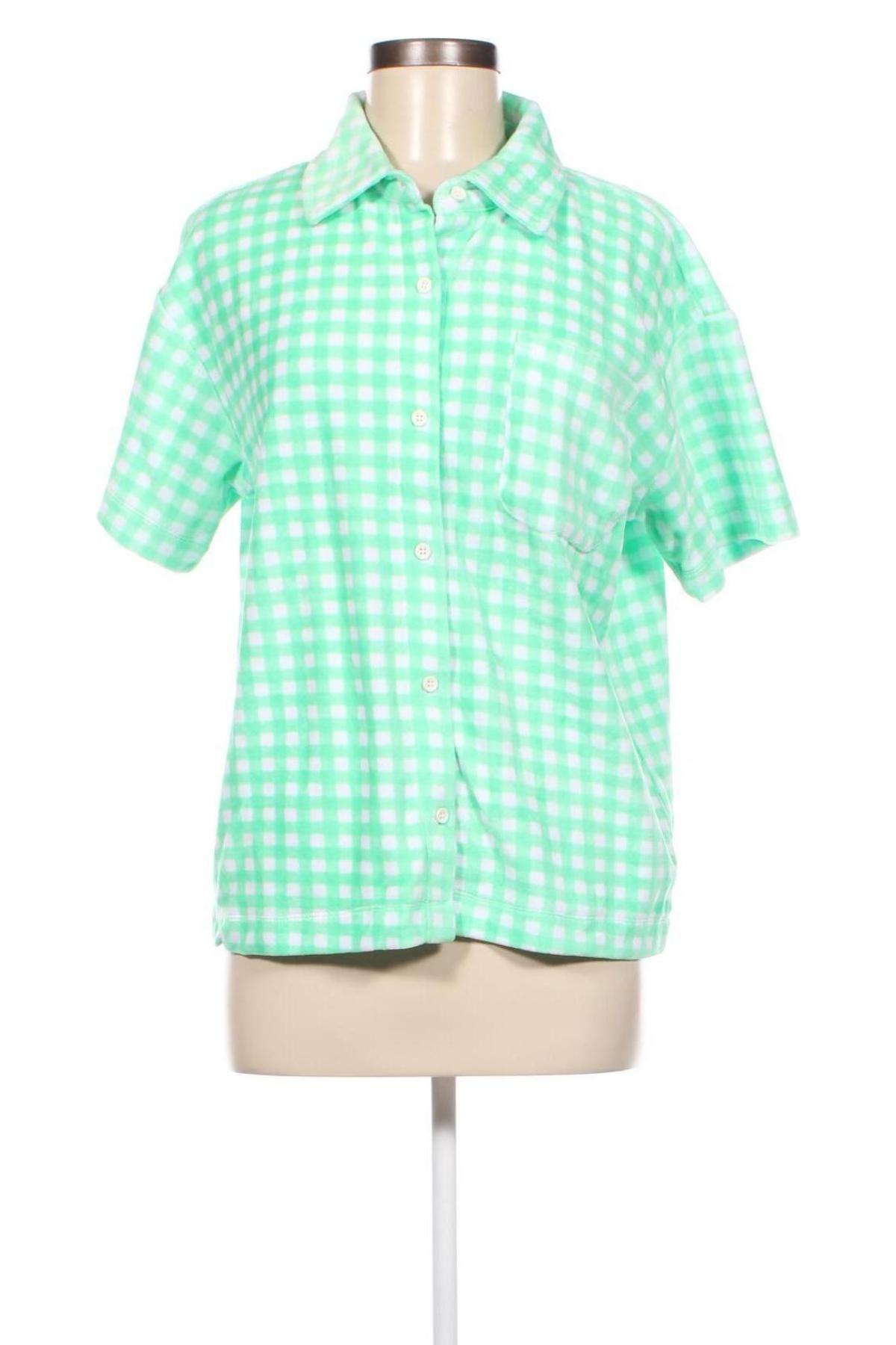Γυναικείο πουκάμισο NEW girl ORDER, Μέγεθος M, Χρώμα Πράσινο, Τιμή 8,54 €