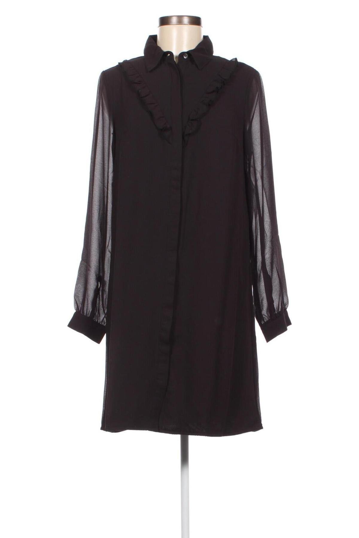 Γυναικείο πουκάμισο NU-IN, Μέγεθος M, Χρώμα Μαύρο, Τιμή 4,08 €