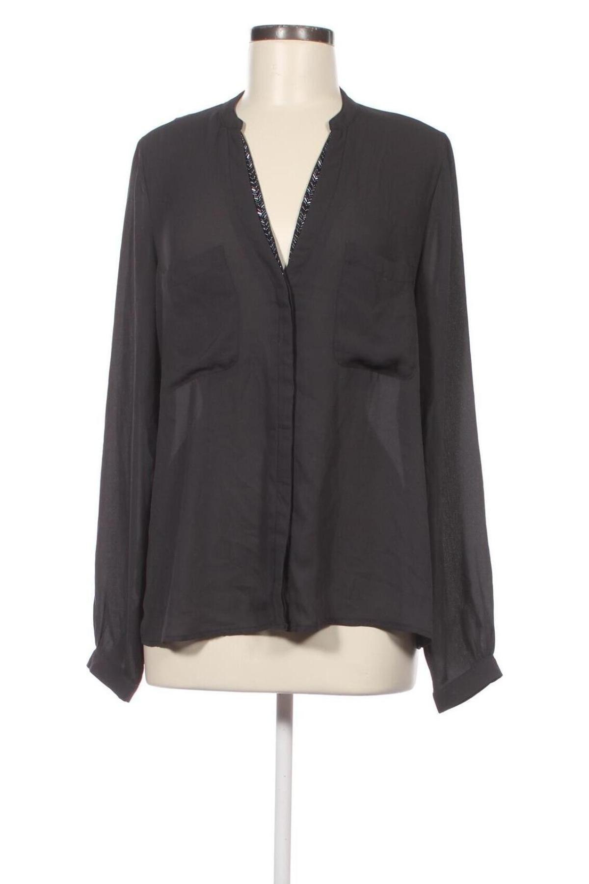 Γυναικείο πουκάμισο Promod, Μέγεθος M, Χρώμα Γκρί, Τιμή 1,63 €