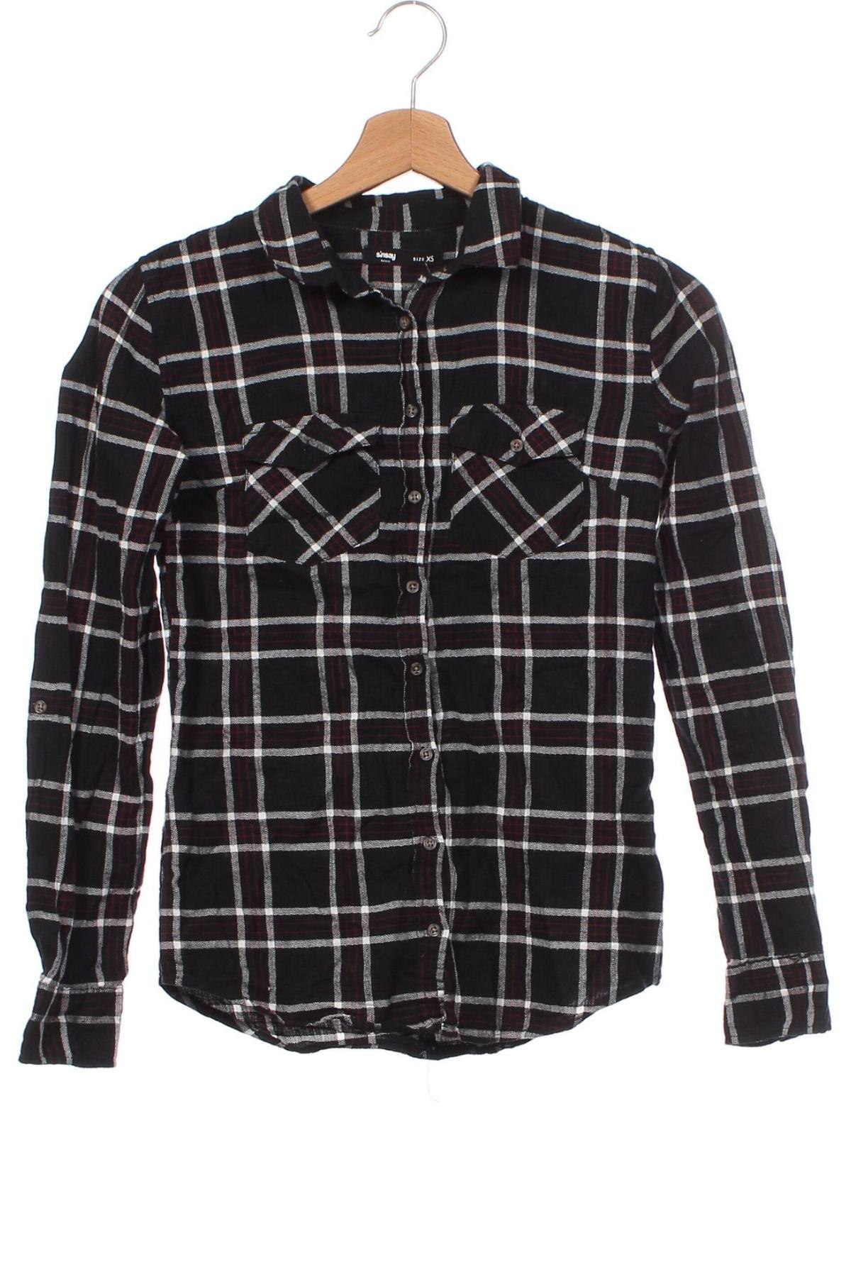 Dámska košeľa  Sinsay, Veľkosť XS, Farba Čierna, Cena  1,70 €