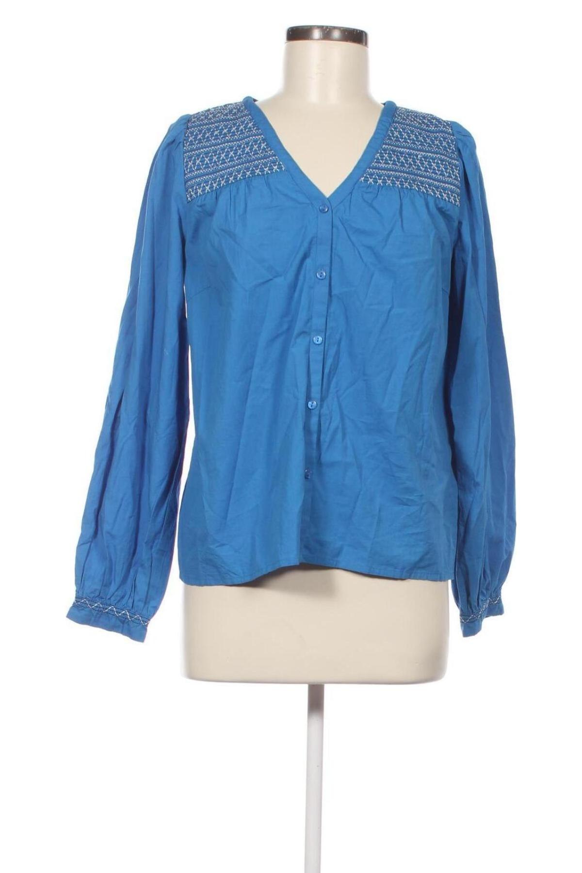 Γυναικείο πουκάμισο VILA, Μέγεθος M, Χρώμα Μπλέ, Τιμή 9,21 €