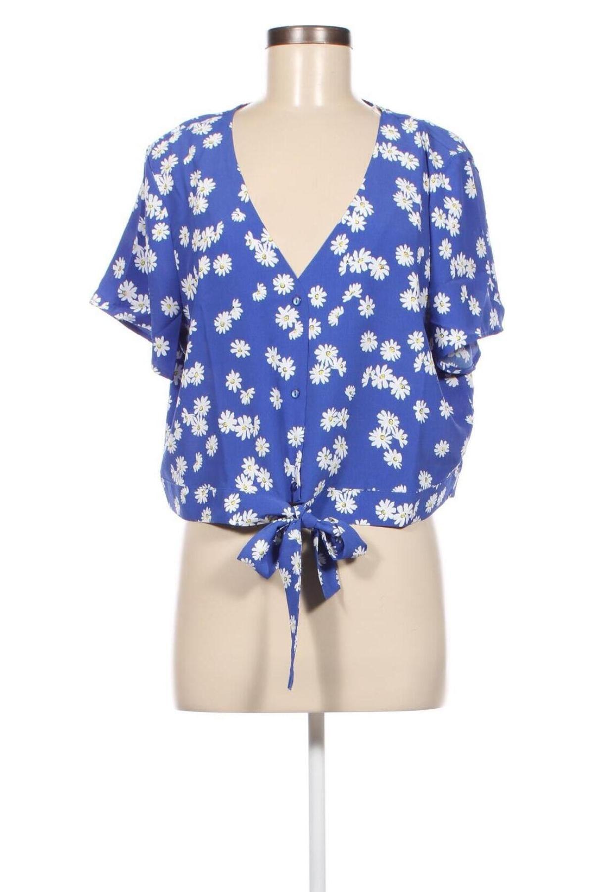 Γυναικείο πουκάμισο Vero Moda, Μέγεθος XL, Χρώμα Μπλέ, Τιμή 4,95 €
