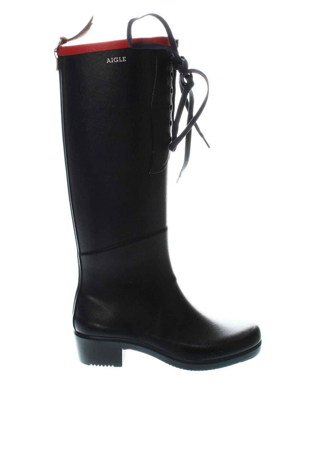 Γυναικείες μπότες Aigle, Μέγεθος 36, Χρώμα Μαύρο, Τιμή 133,51 €