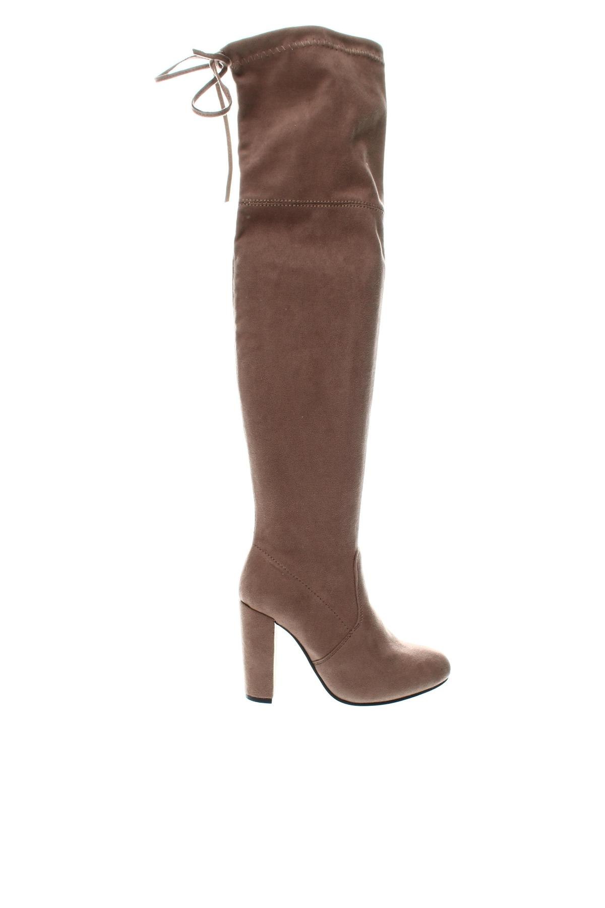 Damenstiefel Boohoo, Größe 37, Farbe Beige, Preis 40,36 €