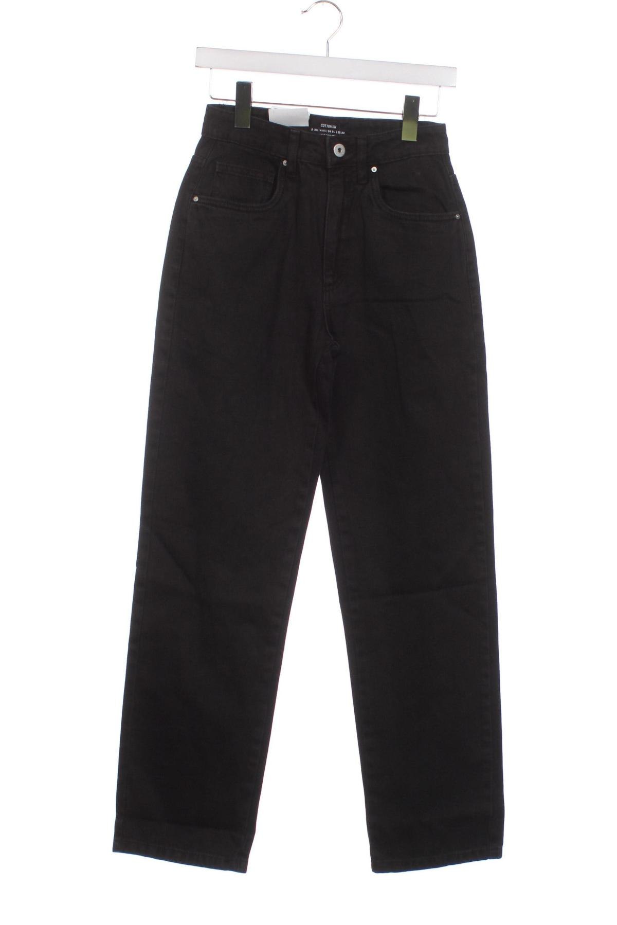 Dámske džínsy  Cotton On, Veľkosť XS, Farba Čierna, Cena  6,40 €