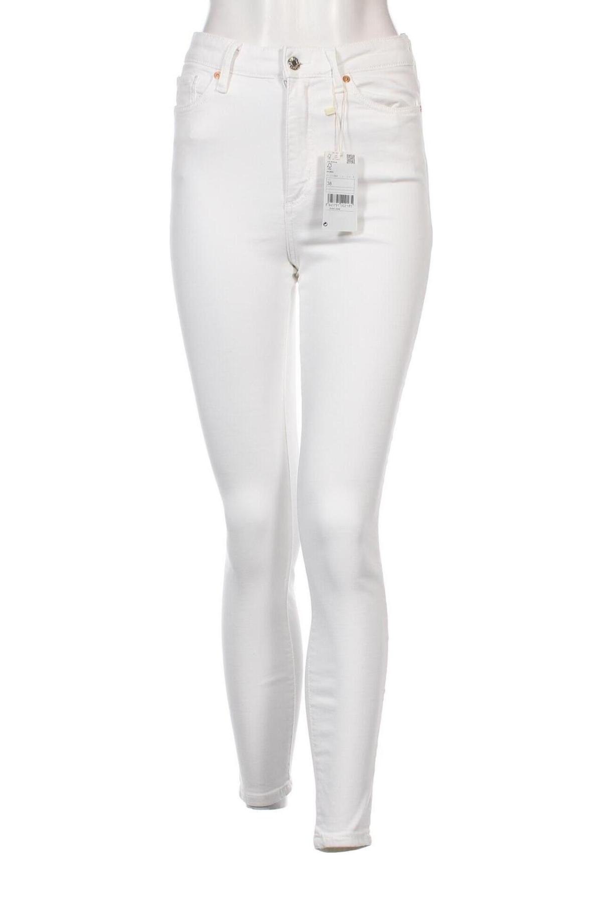 Γυναικείο Τζίν Mango, Μέγεθος M, Χρώμα Λευκό, Τιμή 13,67 €