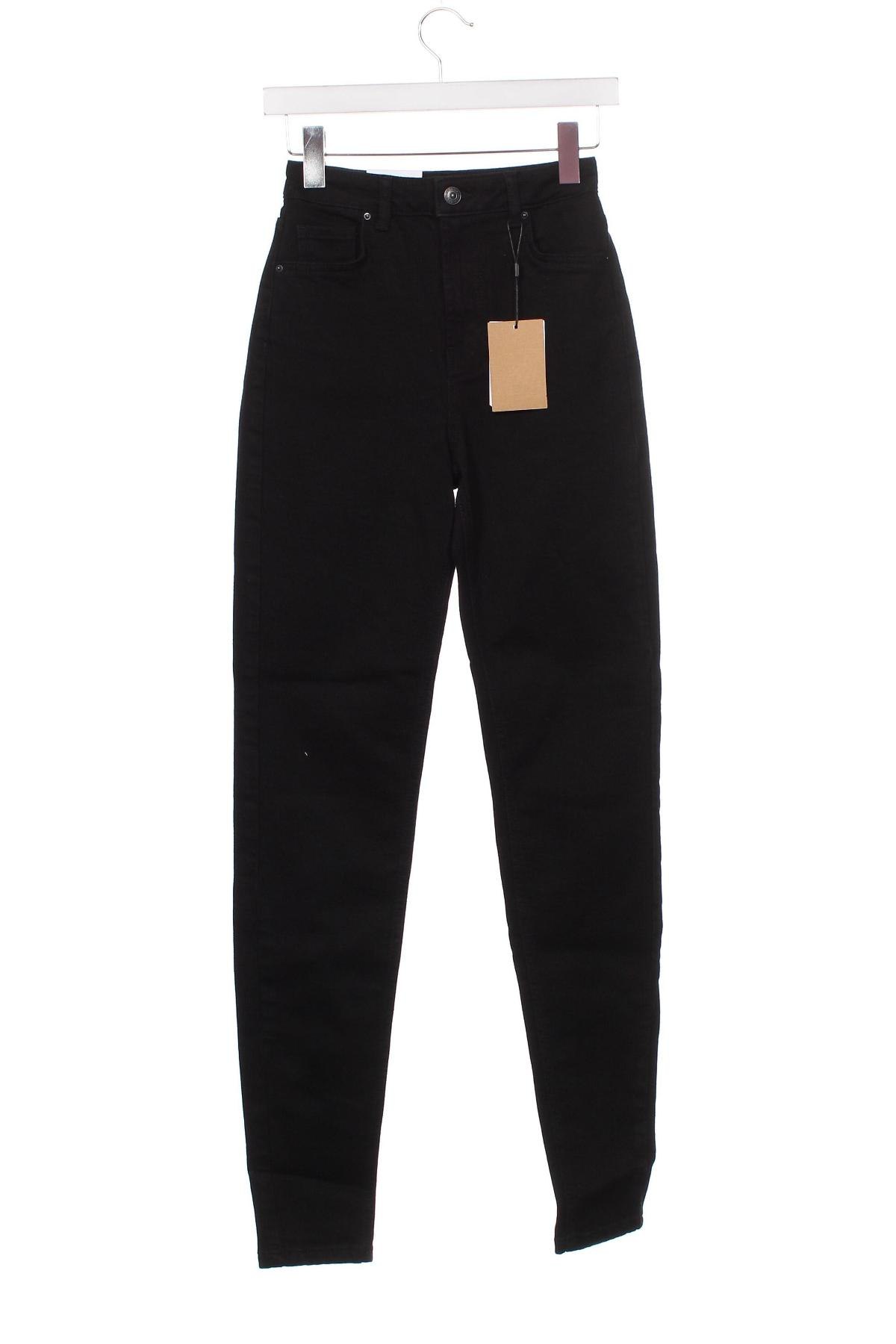 Dámske džínsy  Pieces, Veľkosť XS, Farba Čierna, Cena  5,96 €