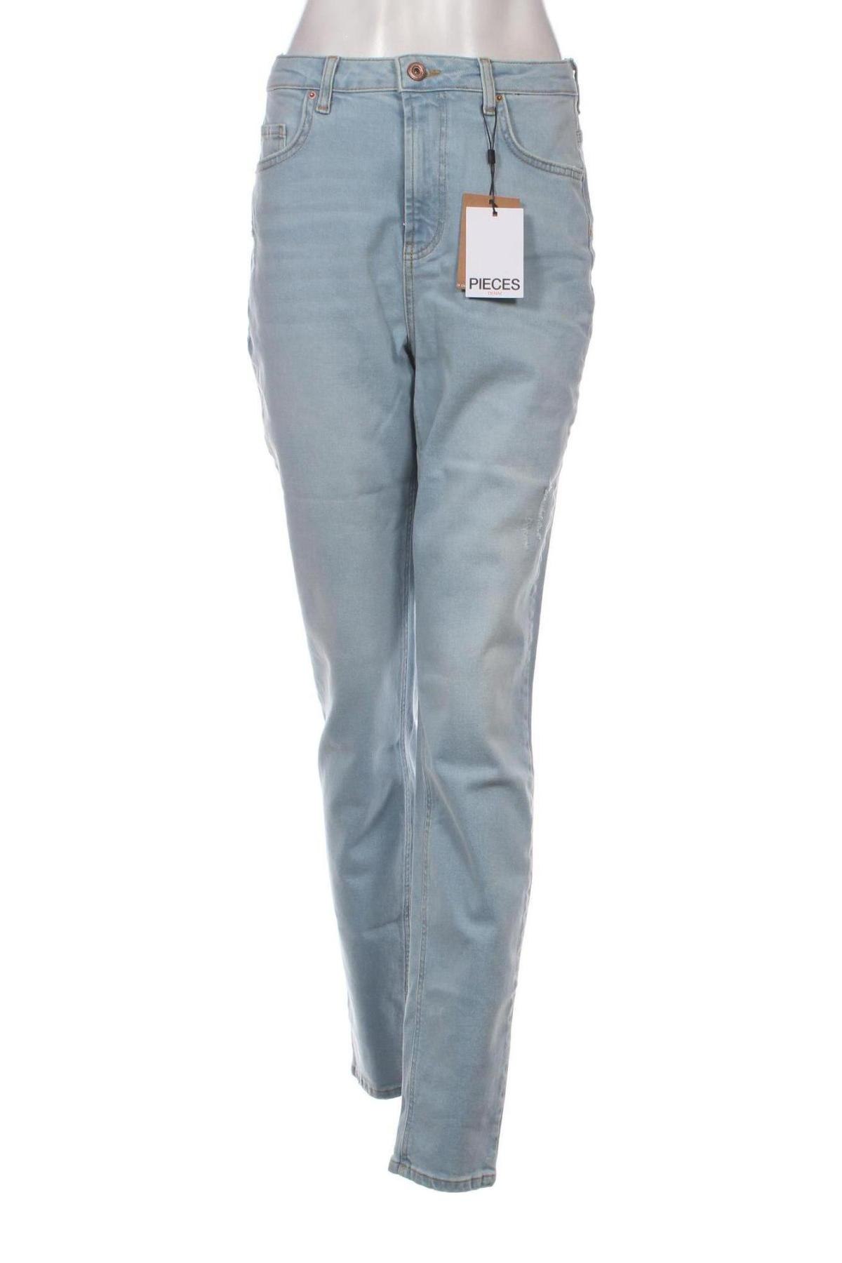 Dámske džínsy  Pieces, Veľkosť S, Farba Modrá, Cena  6,31 €