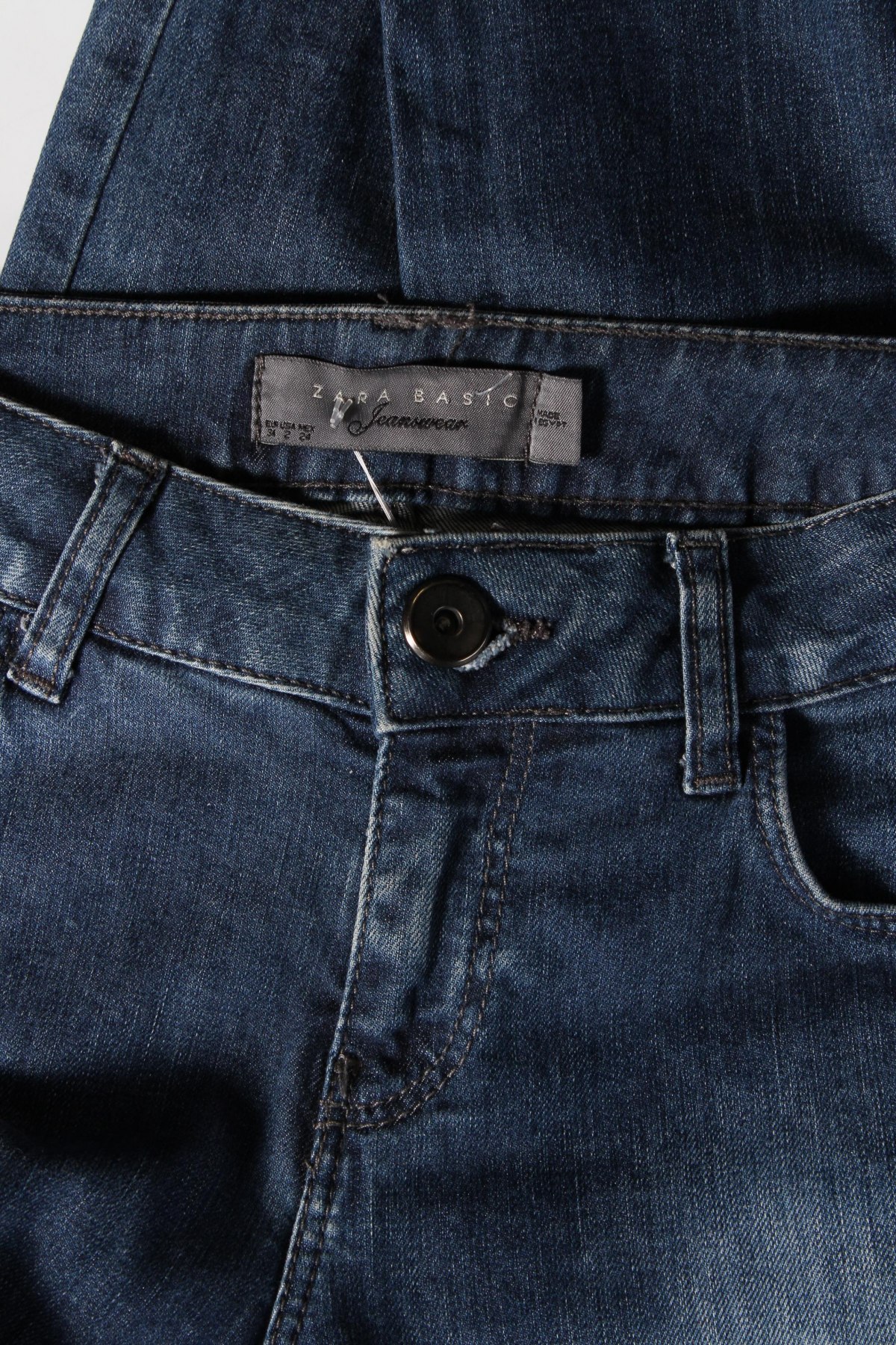 Dámske džínsy  Zara Man, Veľkosť S, Farba Modrá, Cena  2,95 €