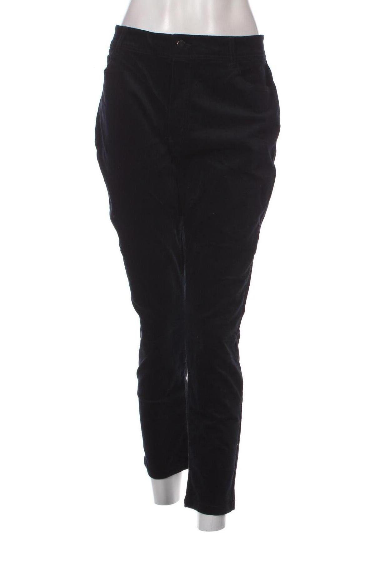 Pantaloni de velvet de femei, Mărime XL, Culoare Albastru, Preț 21,94 Lei