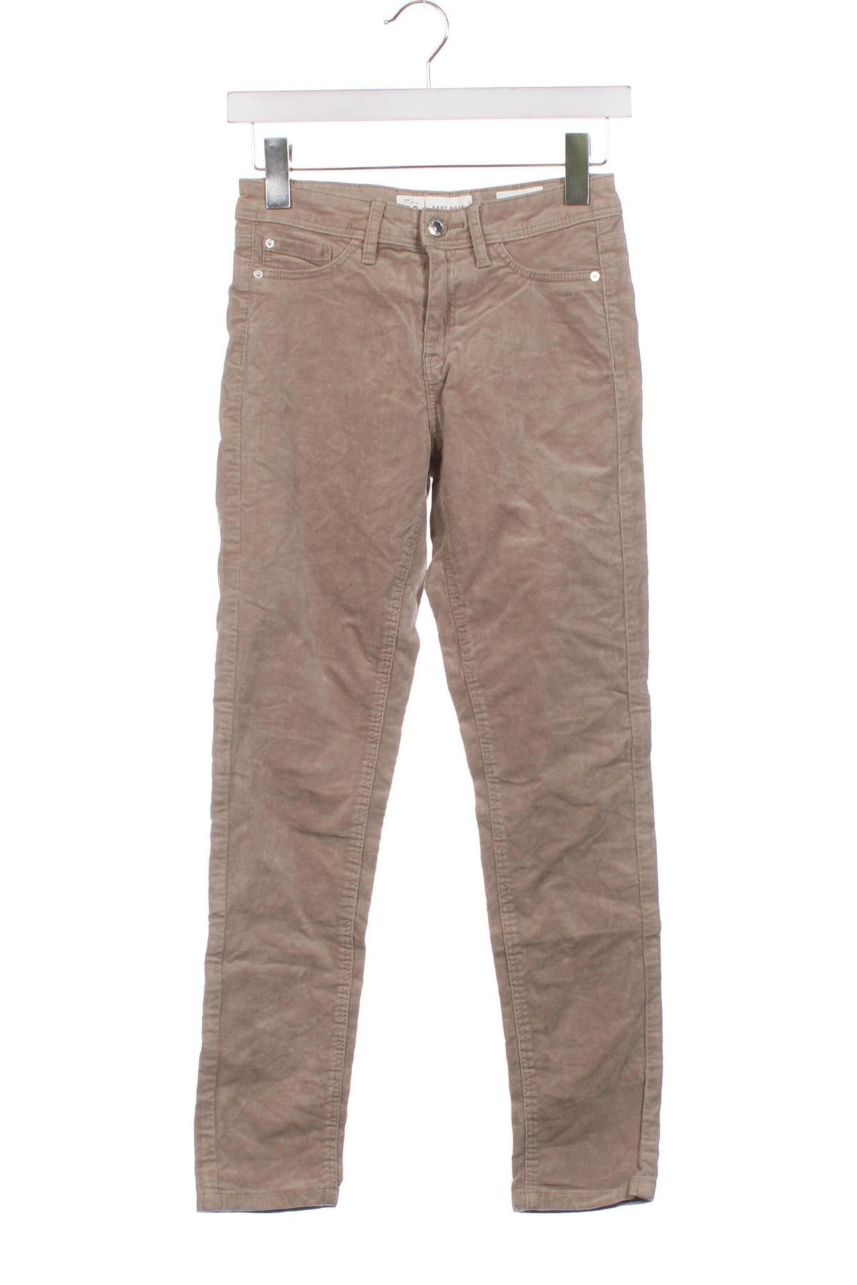 Pantaloni de velvet de femei Easy Wear, Mărime XS, Culoare Bej, Preț 18,12 Lei