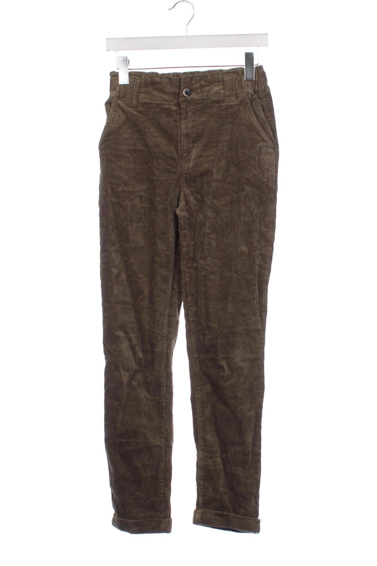 Дамски джинси Kiabi, Размер XS, Цвят Зелен, Цена 6,96 лв.
