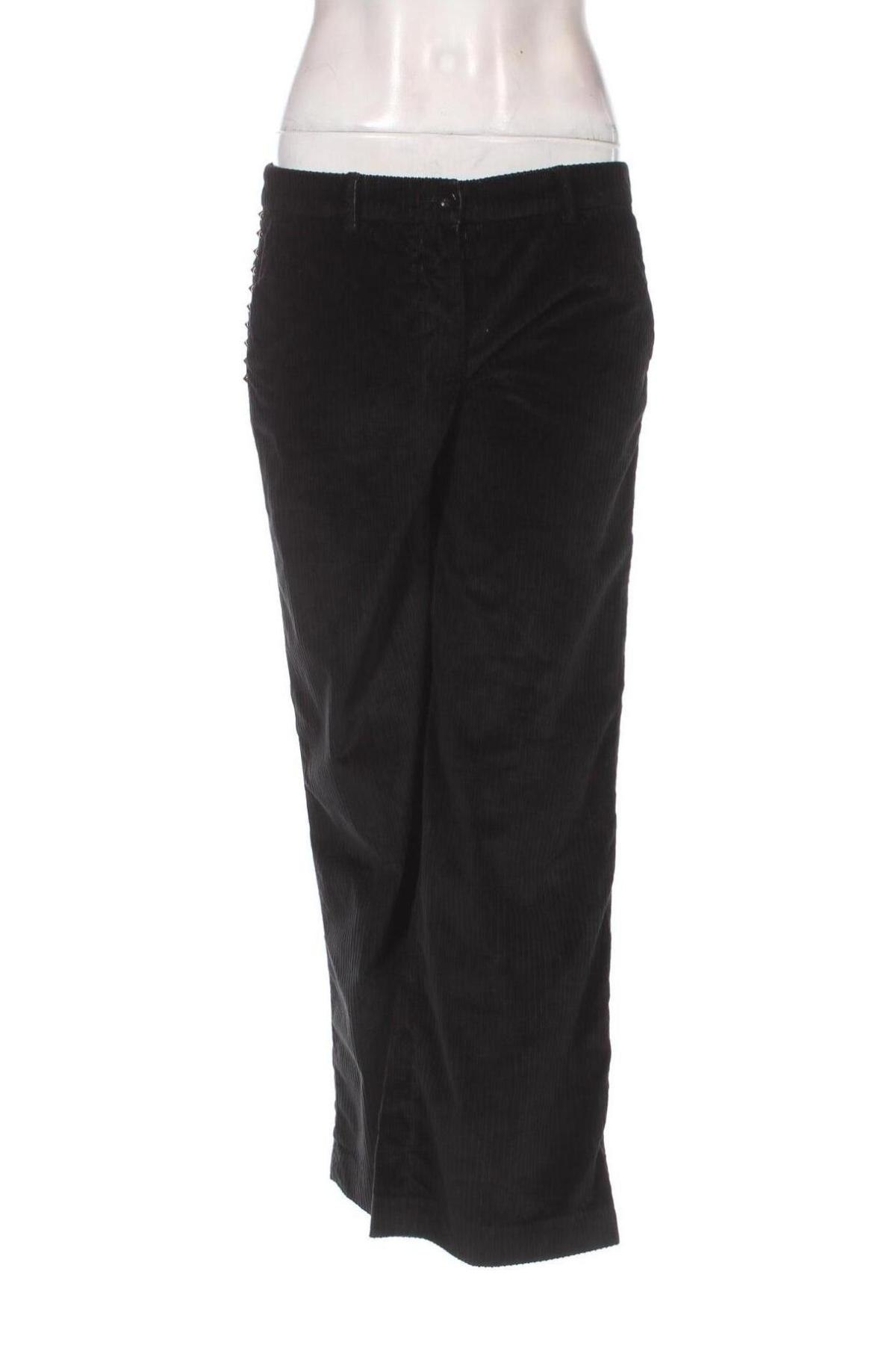 Γυναικείο κοτλέ παντελόνι Mason's, Μέγεθος M, Χρώμα Μαύρο, Τιμή 25,06 €