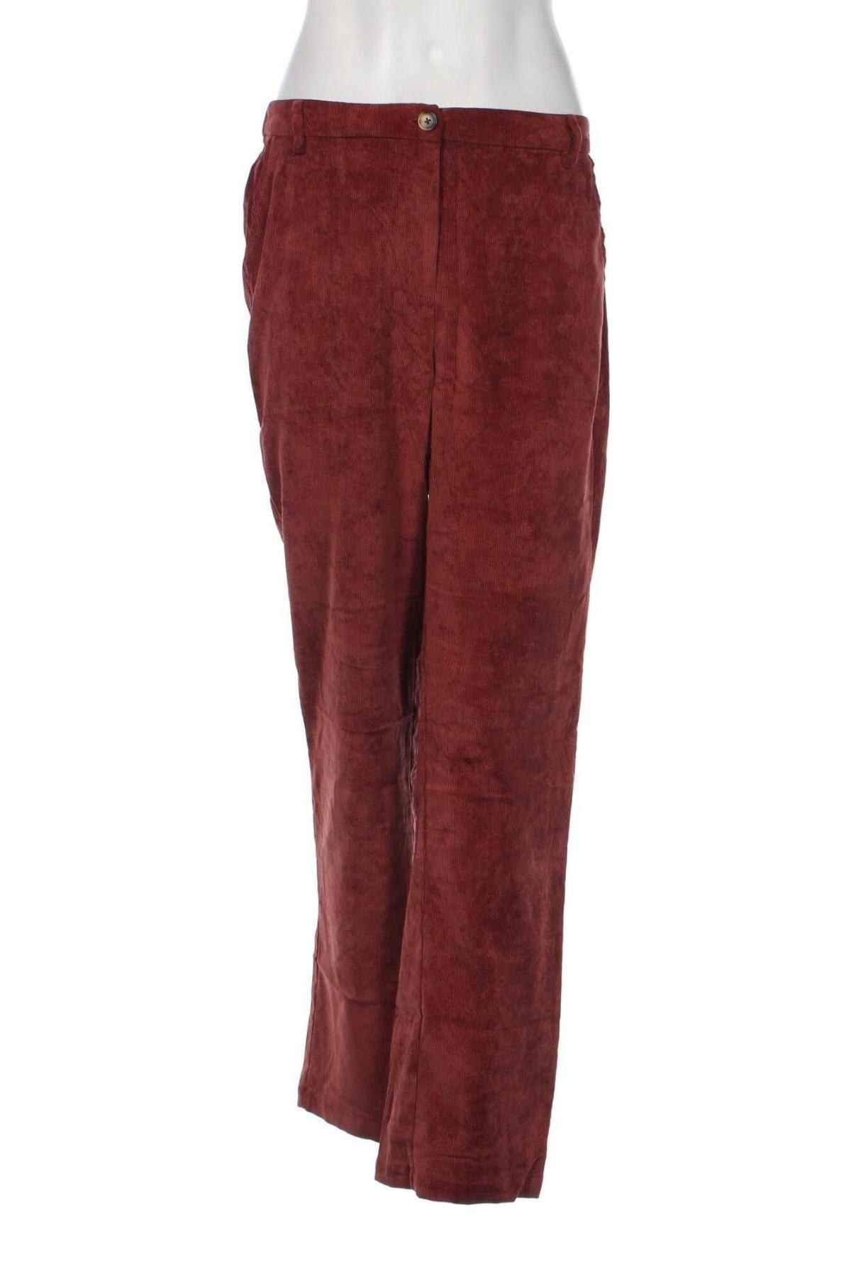 Γυναικείο κοτλέ παντελόνι VILA, Μέγεθος S, Χρώμα Καφέ, Τιμή 2,72 €