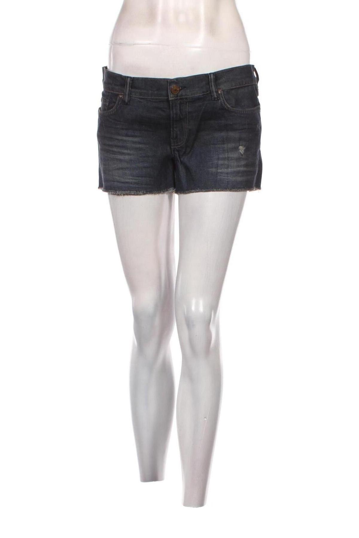 Дамски къс панталон AllSaints, Размер L, Цвят Син, Цена 136,00 лв.