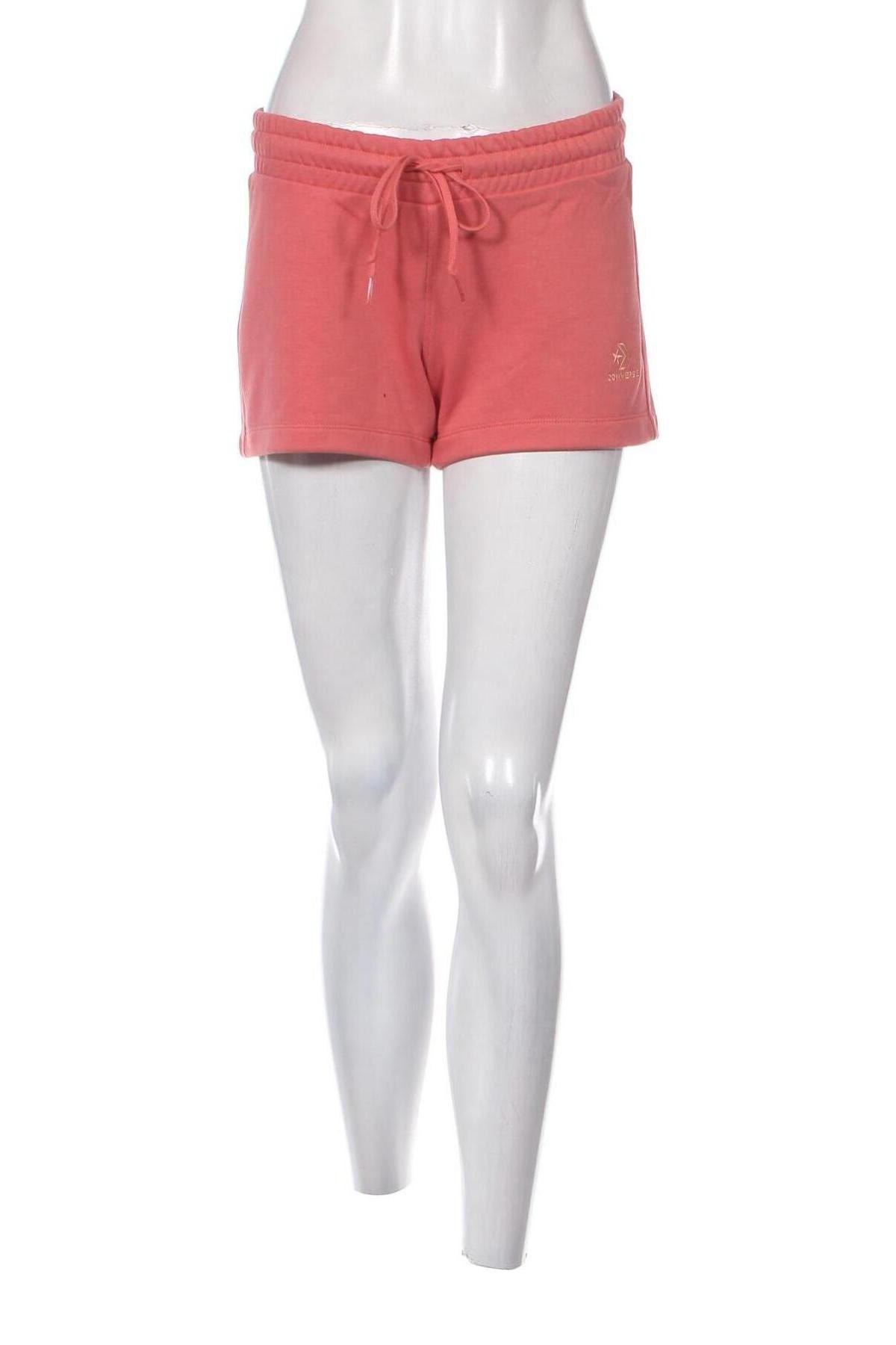 Γυναικείο κοντό παντελόνι Converse, Μέγεθος S, Χρώμα Ρόζ , Τιμή 7,89 €