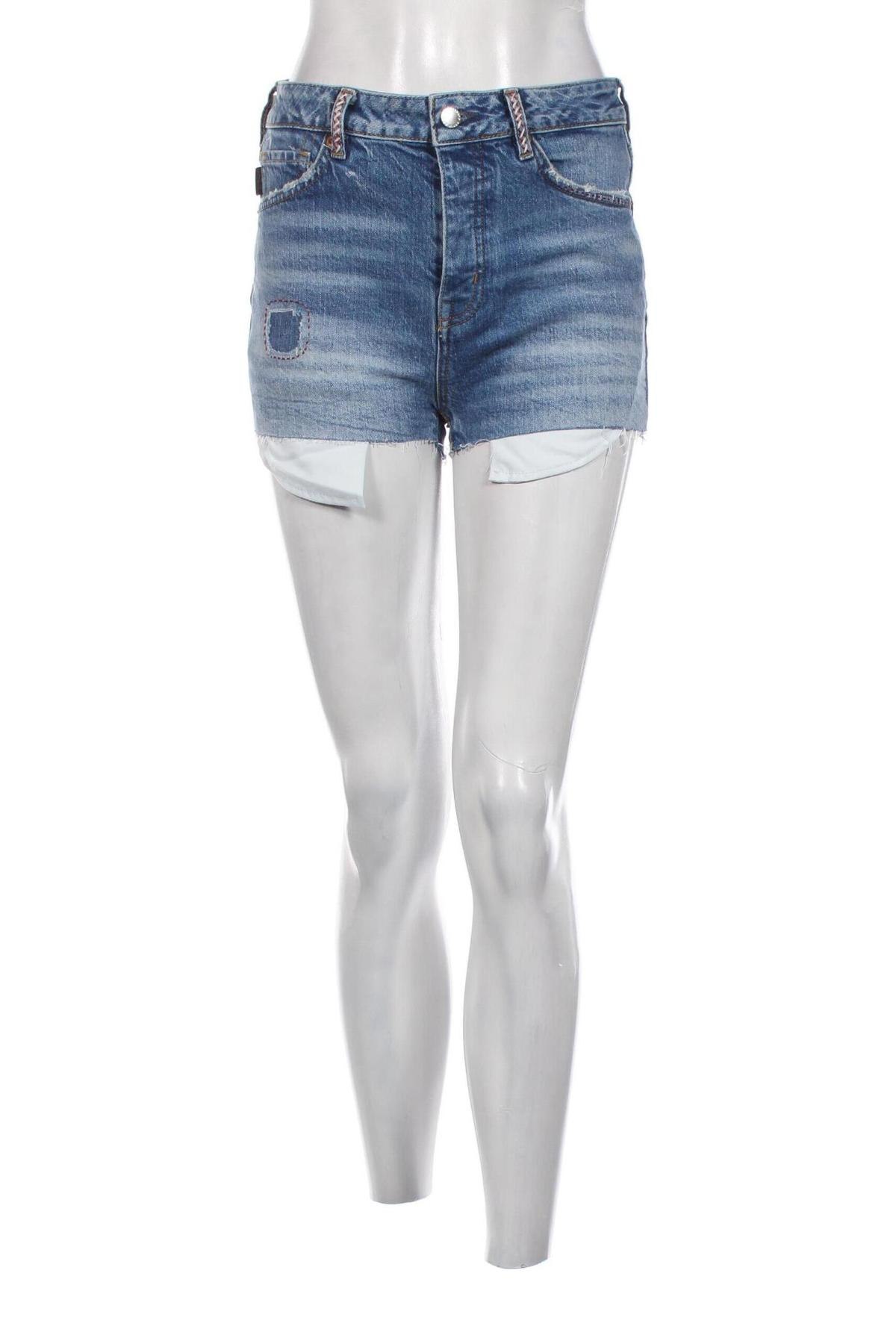 Γυναικείο κοντό παντελόνι Superdry, Μέγεθος S, Χρώμα Μπλέ, Τιμή 35,05 €