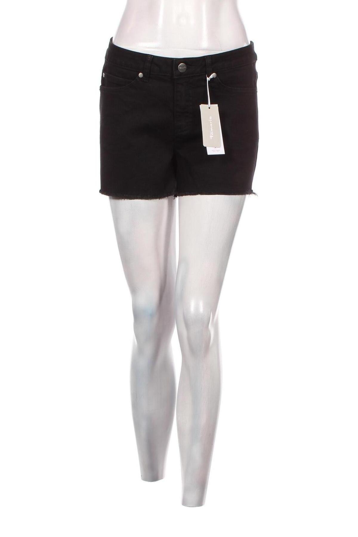Γυναικείο κοντό παντελόνι Tamaris, Μέγεθος M, Χρώμα Μαύρο, Τιμή 4,82 €