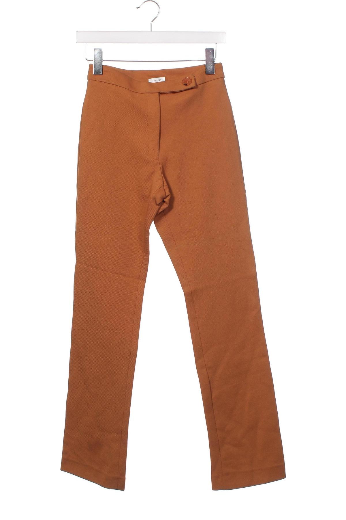 Дамски панталон, Размер XS, Цвят Кафяв, Цена 13,34 лв.