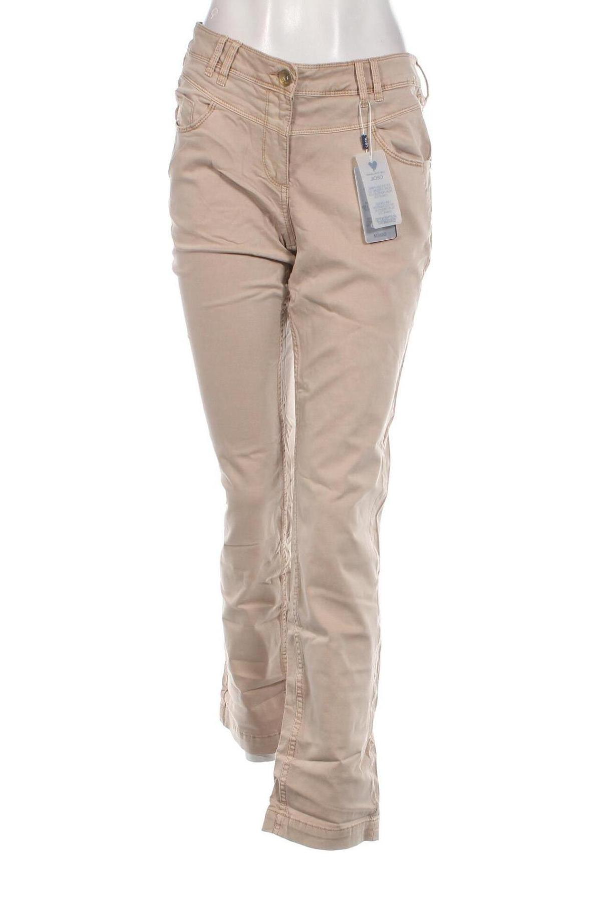 Pantaloni de femei Cecil, Mărime M, Culoare Bej, Preț 48,65 Lei