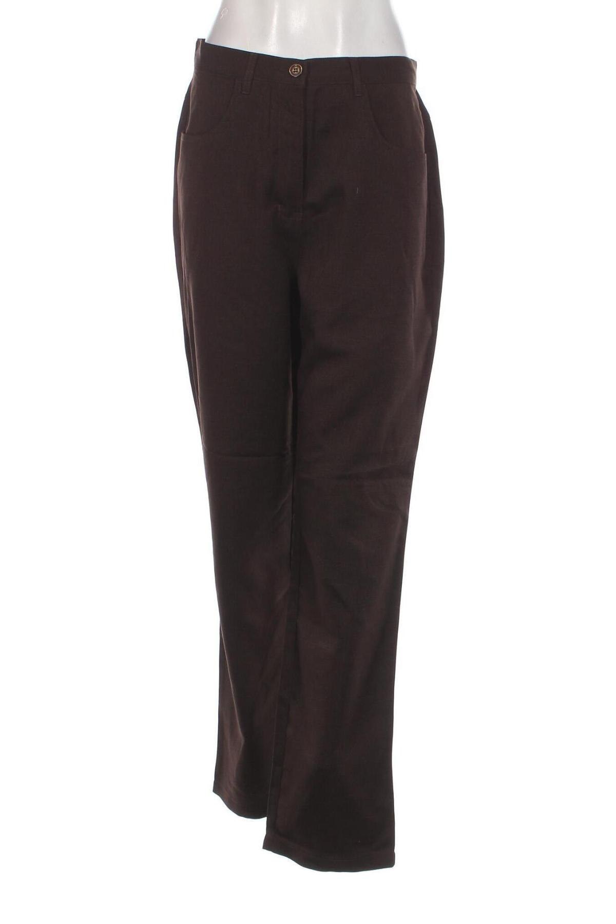 Дамски панталон Claire, Размер S, Цвят Кафяв, Цена 13,37 лв.