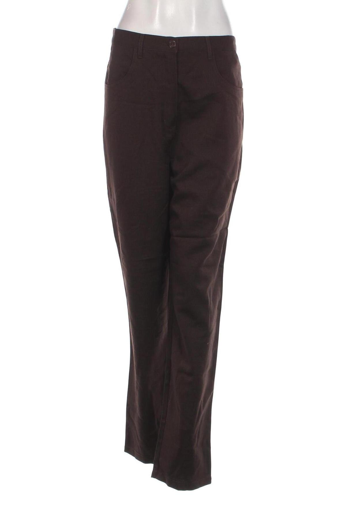Дамски панталон Claire, Размер M, Цвят Кафяв, Цена 17,19 лв.