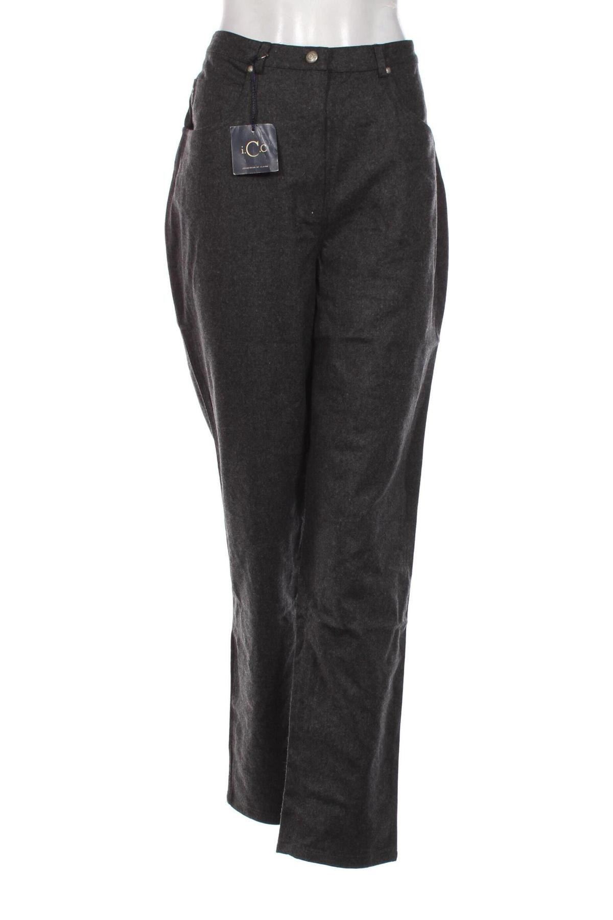 Дамски панталон Claire, Размер XL, Цвят Сив, Цена 191,00 лв.