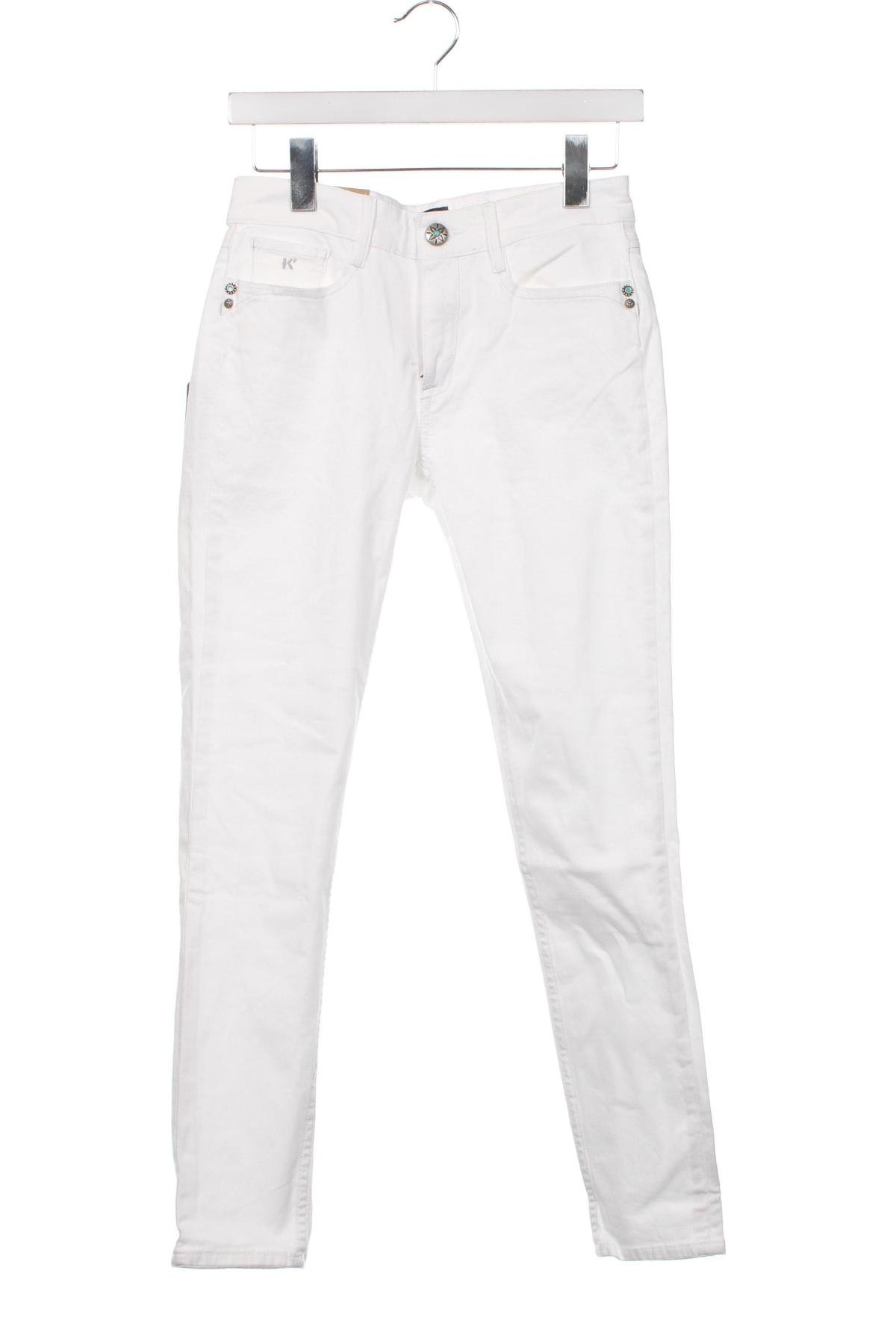 Pantaloni de femei Kaporal, Mărime S, Culoare Alb, Preț 60,10 Lei
