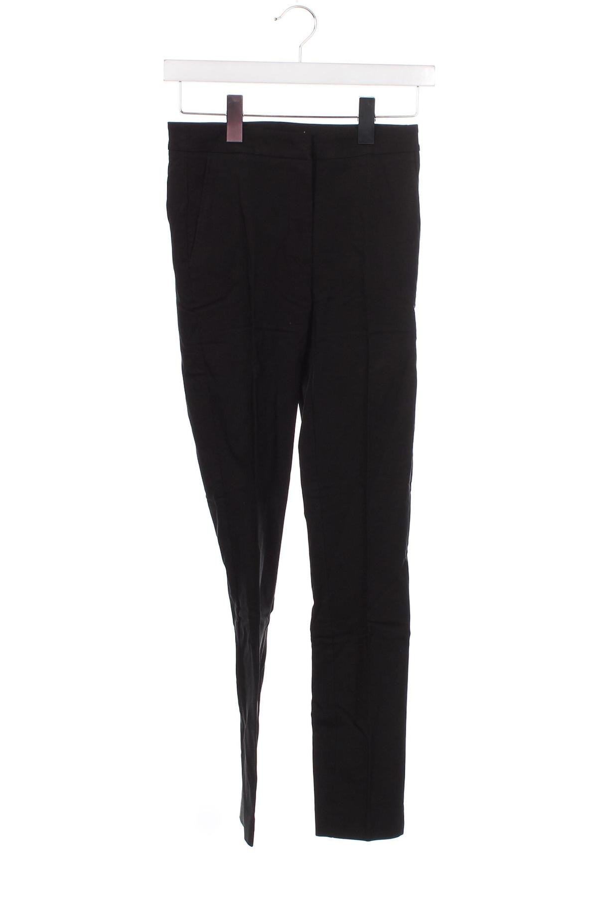 Дамски панталон Mango, Размер XS, Цвят Черен, Цена 21,08 лв.