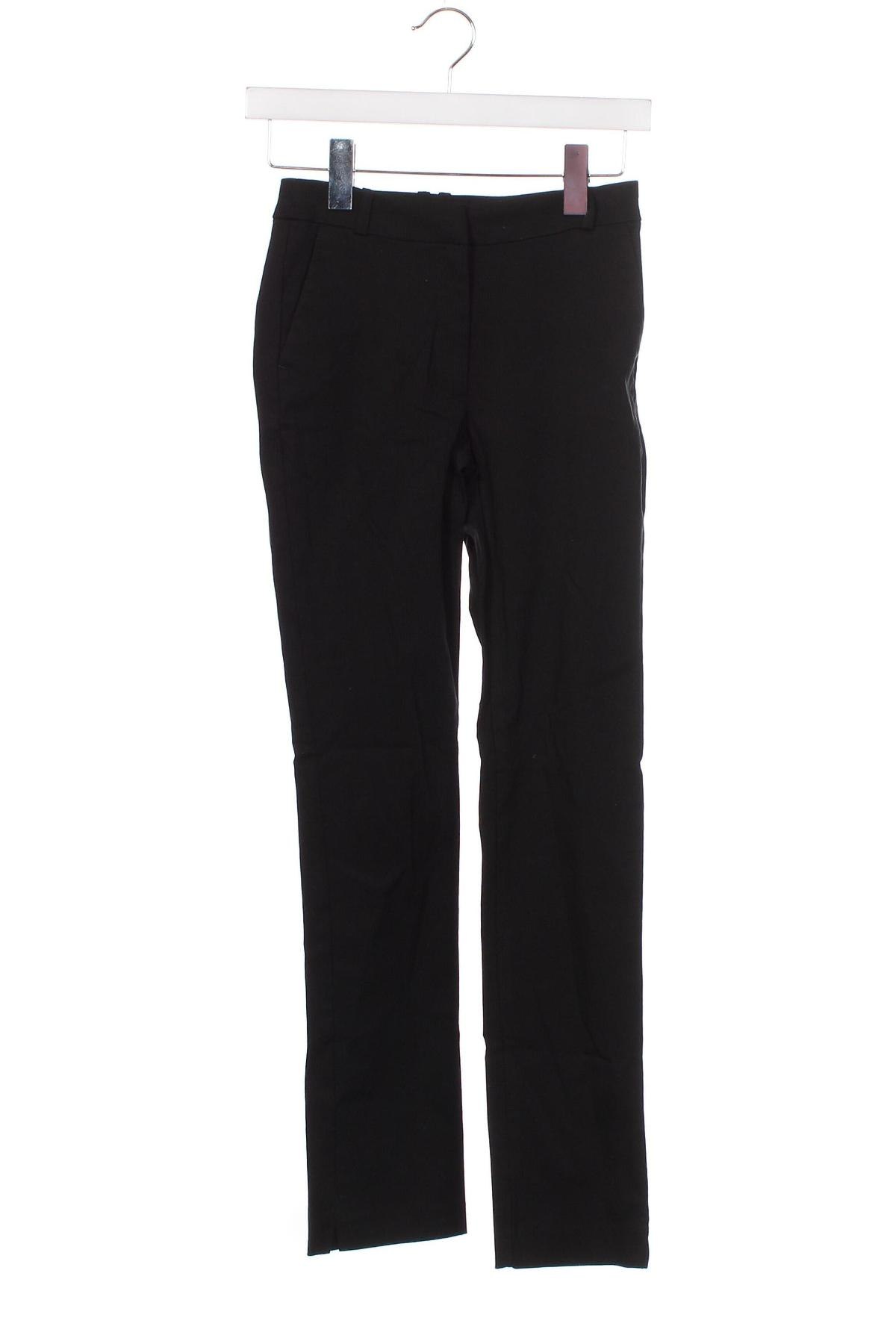 Дамски панталон Mango, Размер XXS, Цвят Черен, Цена 14,96 лв.