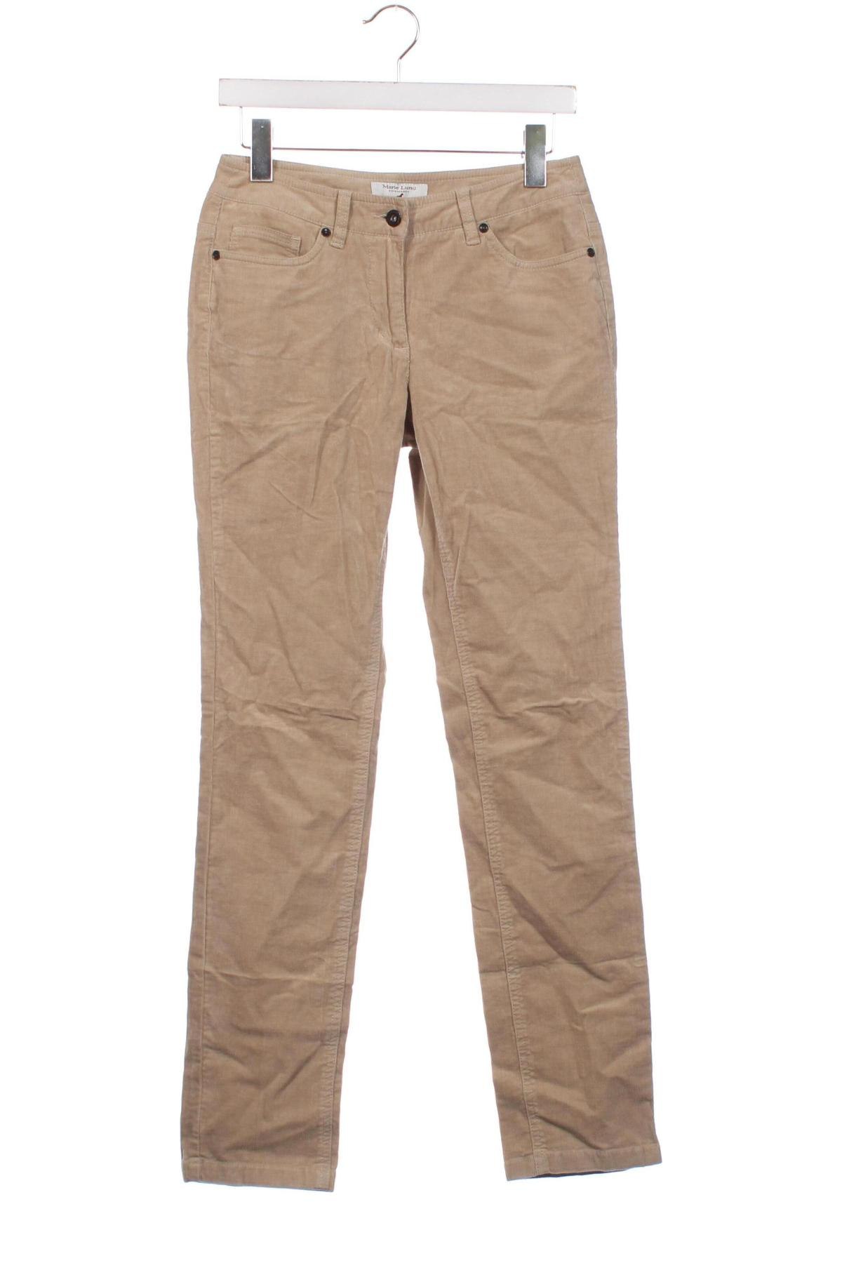 Дамски панталон Marie Lund, Размер XS, Цвят Бежов, Цена 7,54 лв.