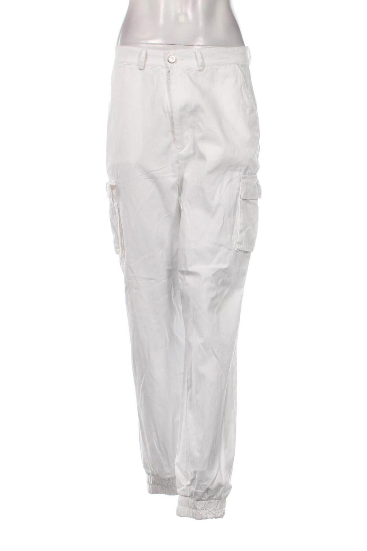 Dámské kalhoty  Missguided, Velikost M, Barva Bílá, Cena  258,00 Kč