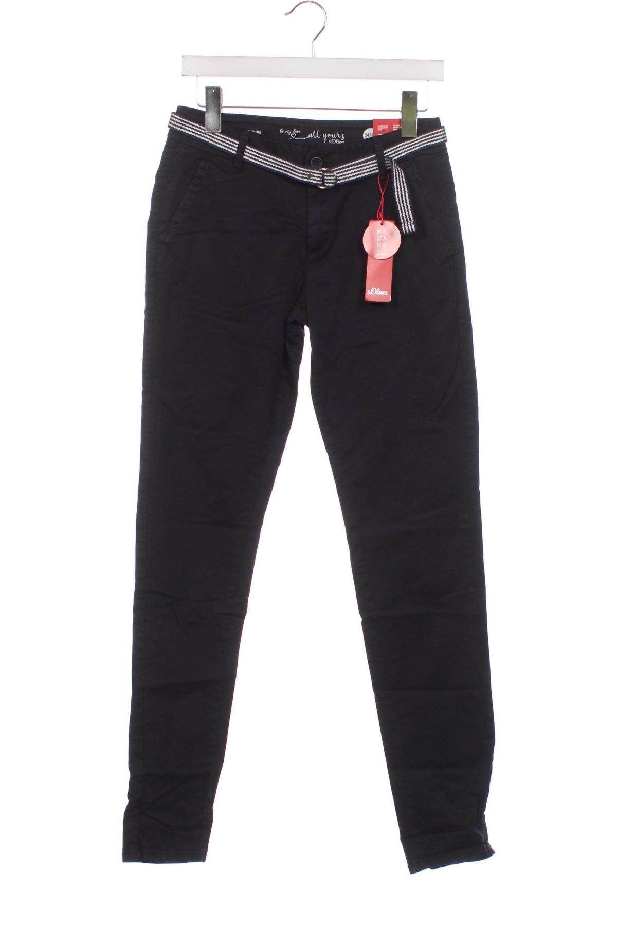 Pantaloni de femei S.Oliver, Mărime XS, Culoare Albastru, Preț 34,34 Lei
