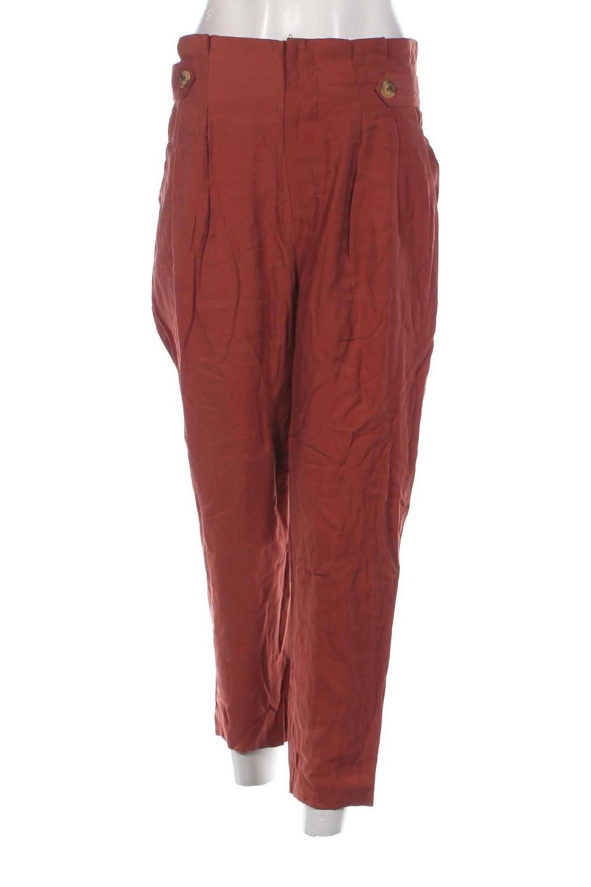 Pantaloni de femei Springfield, Mărime M, Culoare Portocaliu, Preț 223,68 Lei