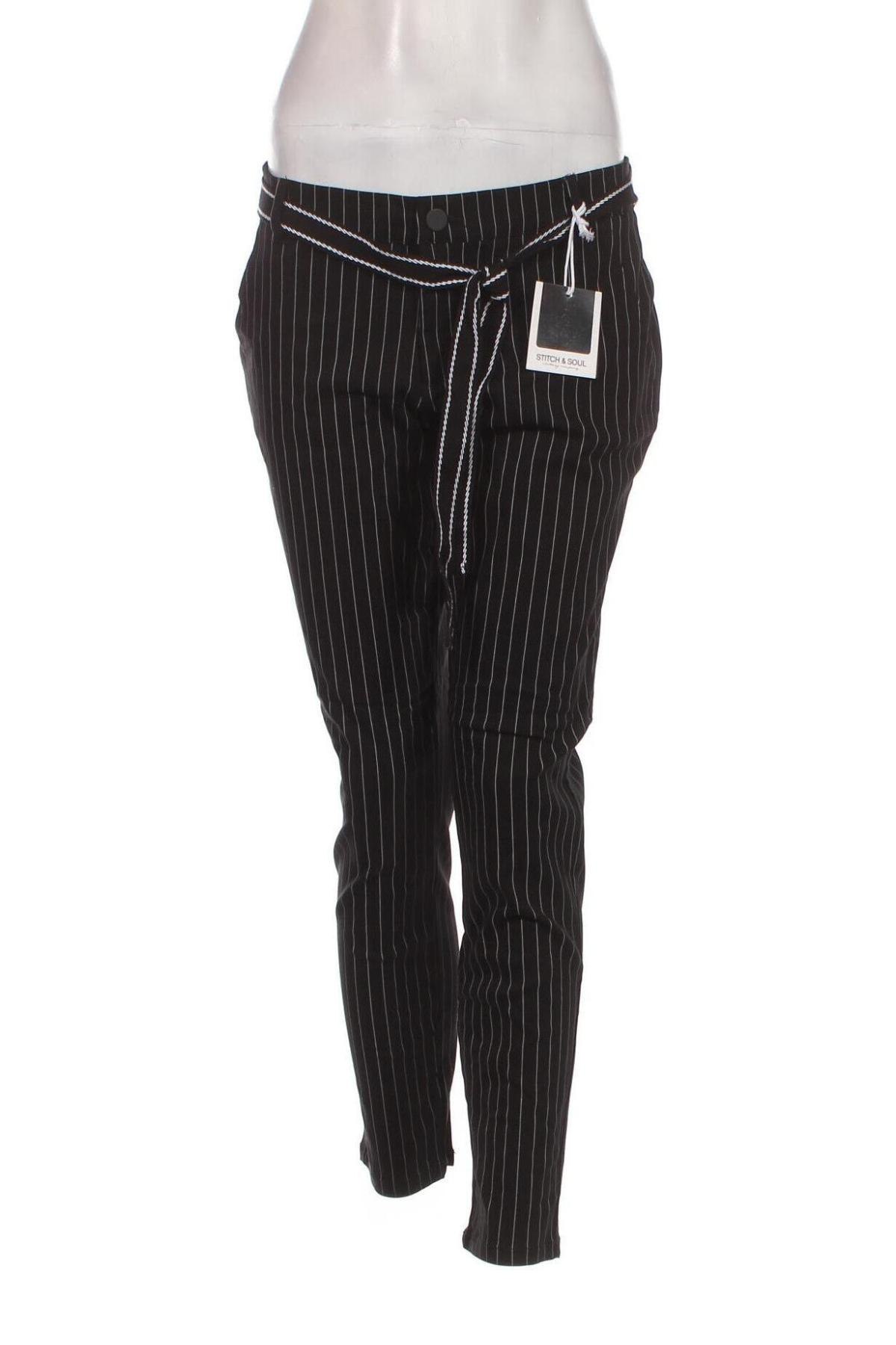 Дамски панталон Stitch & Soul, Размер L, Цвят Черен, Цена 15,64 лв.