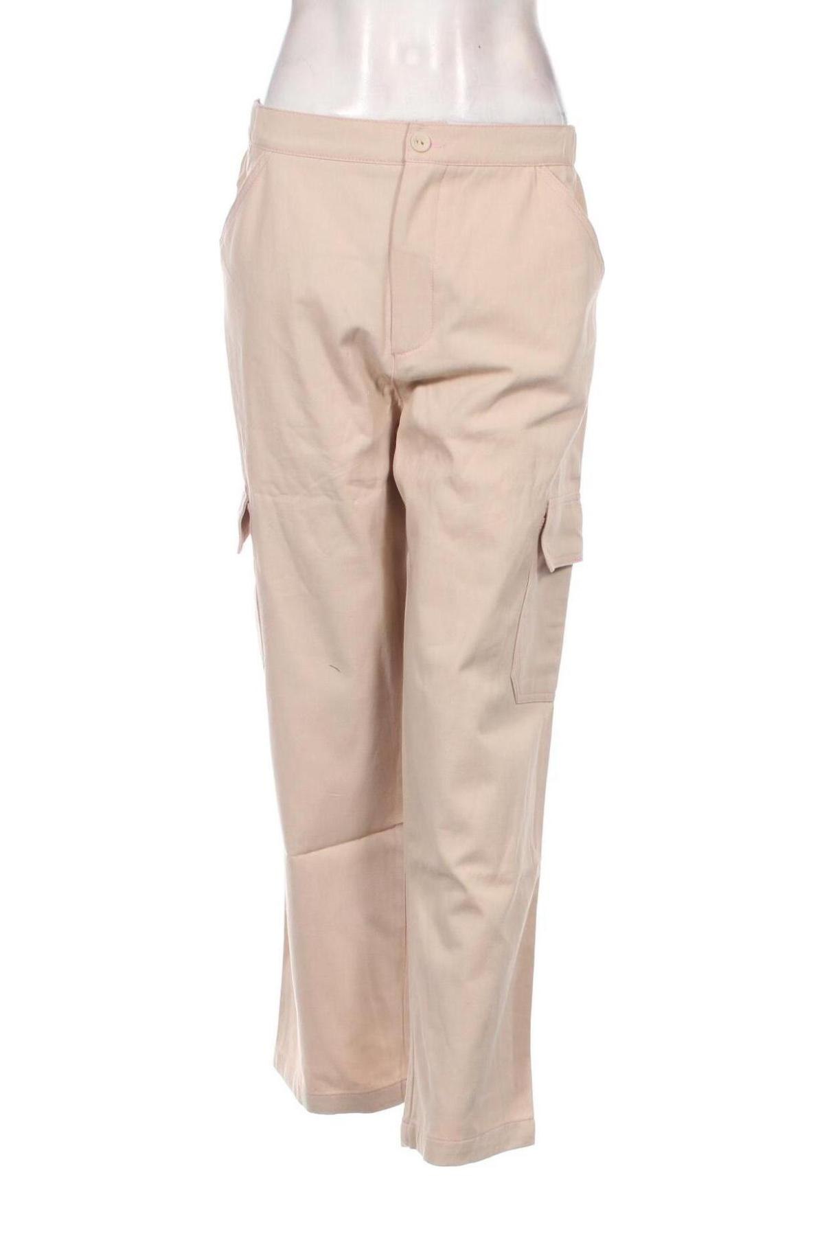 Pantaloni de femei Vintage Supply, Mărime L, Culoare Bej, Preț 54,37 Lei