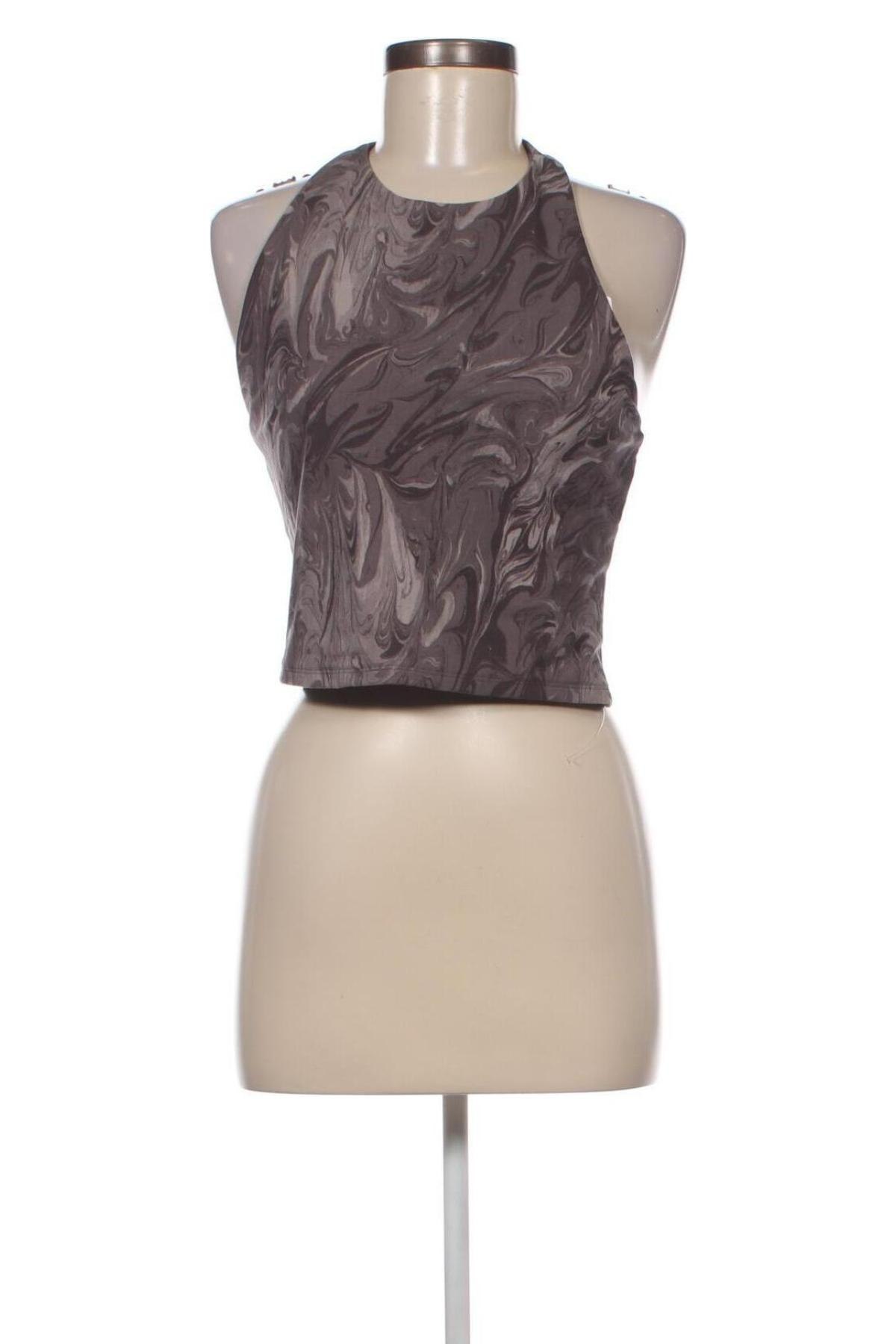 Γυναικείο αμάνικο μπλουζάκι Abercrombie & Fitch, Μέγεθος L, Χρώμα Γκρί, Τιμή 4,78 €