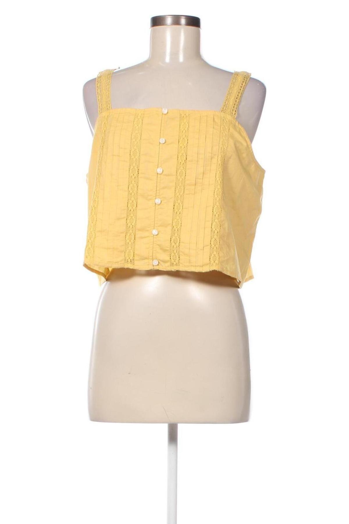 Γυναικείο αμάνικο μπλουζάκι American Eagle, Μέγεθος XL, Χρώμα Κίτρινο, Τιμή 7,48 €