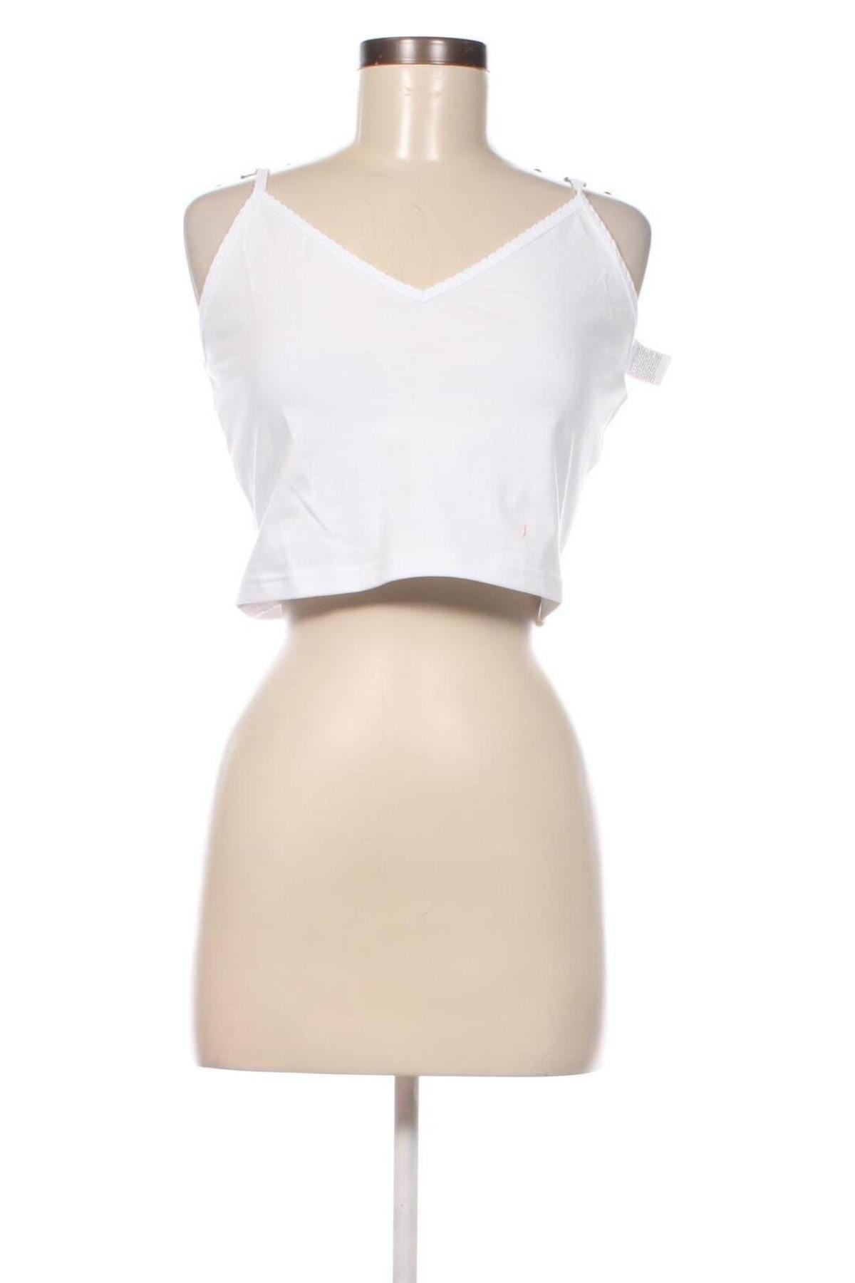 Γυναικείο αμάνικο μπλουζάκι Even&Odd, Μέγεθος L, Χρώμα Λευκό, Τιμή 10,82 €