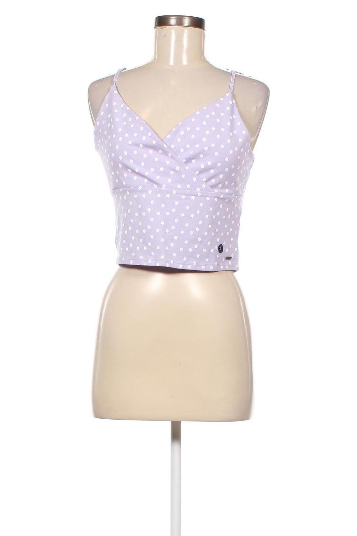 Γυναικείο αμάνικο μπλουζάκι Hollister, Μέγεθος XL, Χρώμα Βιολετί, Τιμή 3,44 €