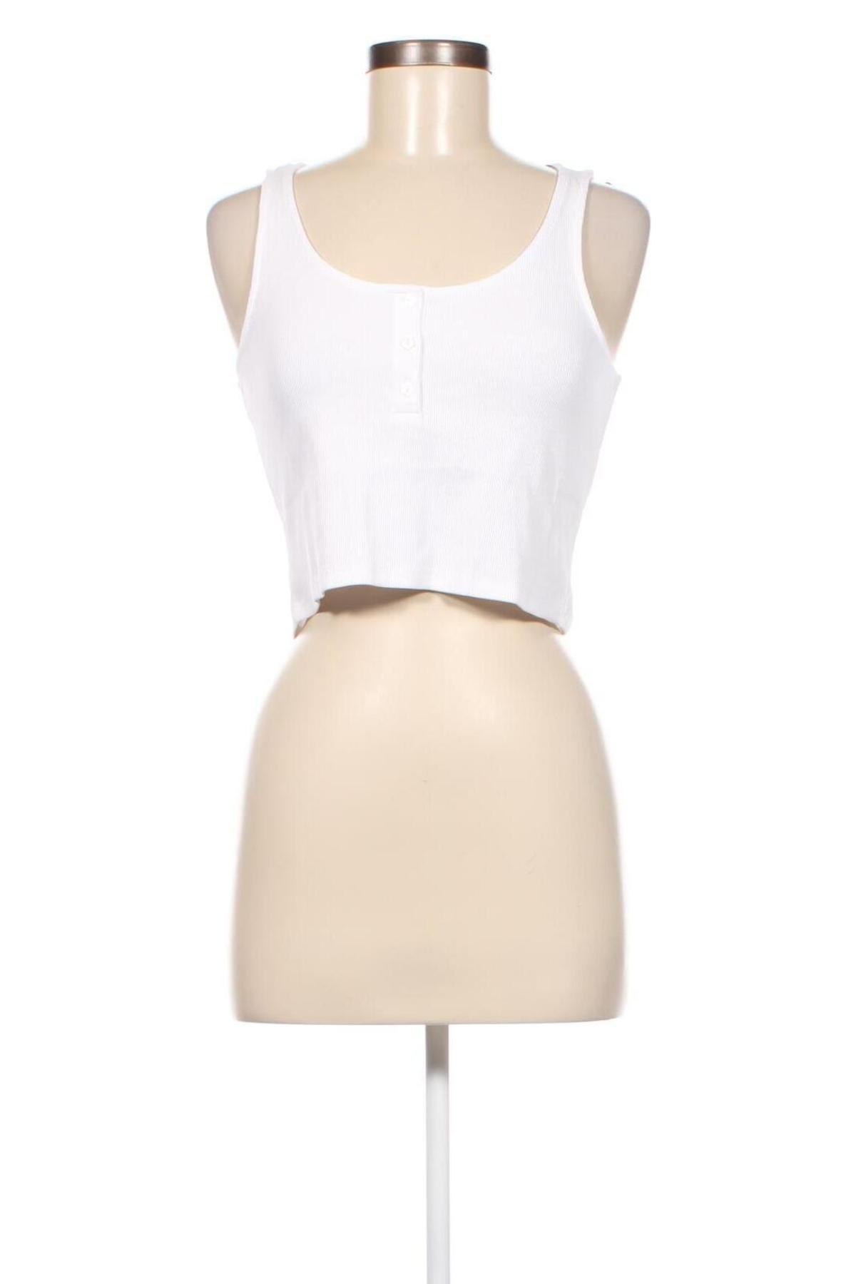 Γυναικείο αμάνικο μπλουζάκι Monki, Μέγεθος S, Χρώμα Λευκό, Τιμή 9,79 €