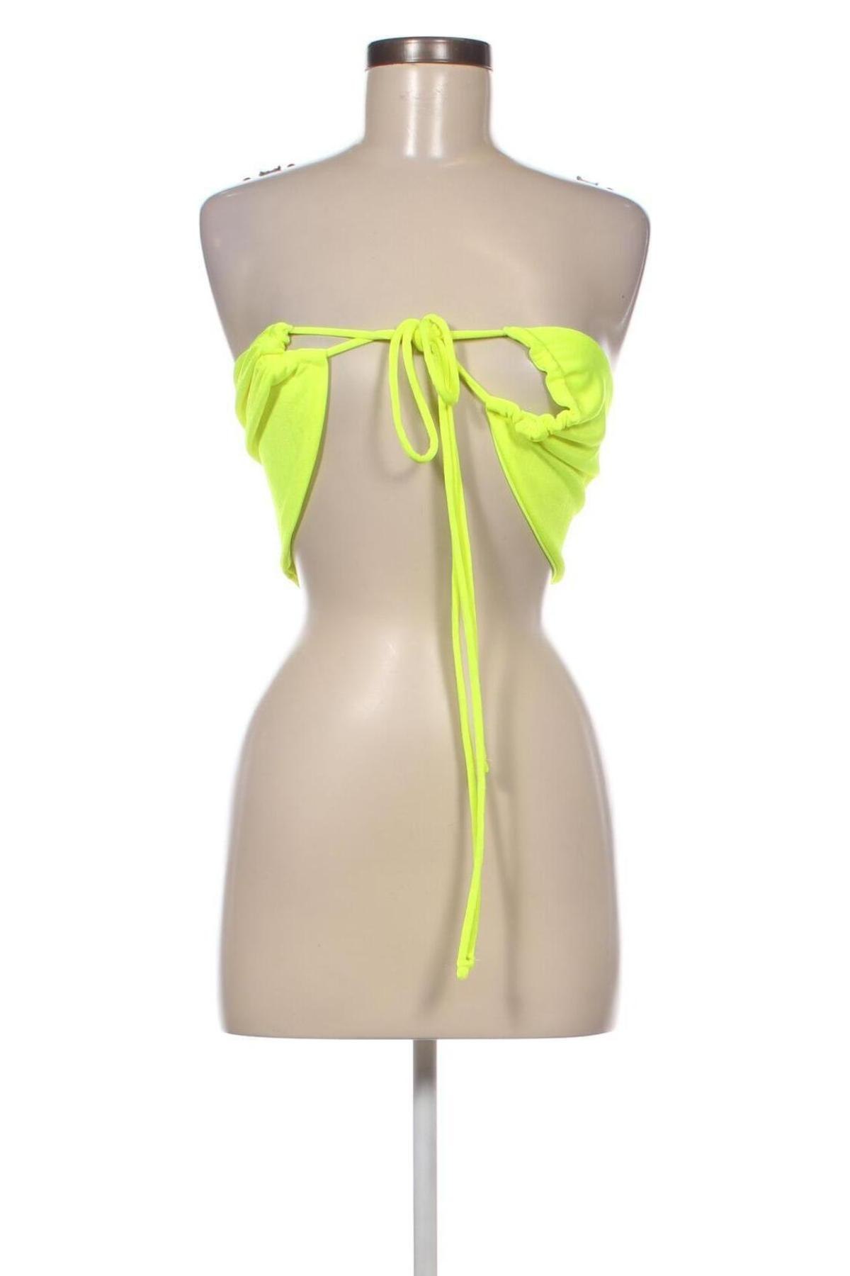Γυναικείο αμάνικο μπλουζάκι Monki, Μέγεθος M, Χρώμα Πράσινο, Τιμή 3,82 €